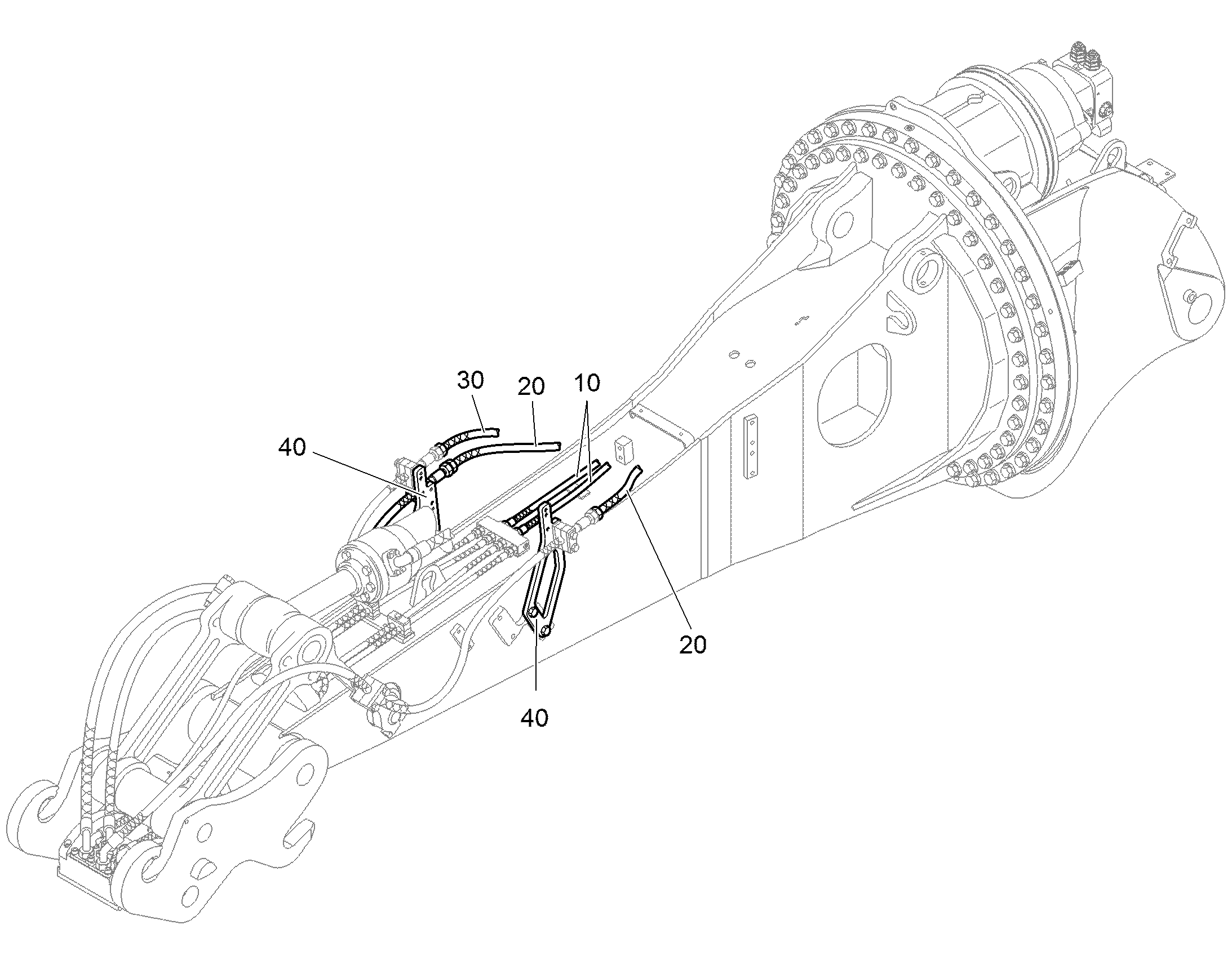 ПРОВОДКА LIKUFIX 12480848 LIEBHERR