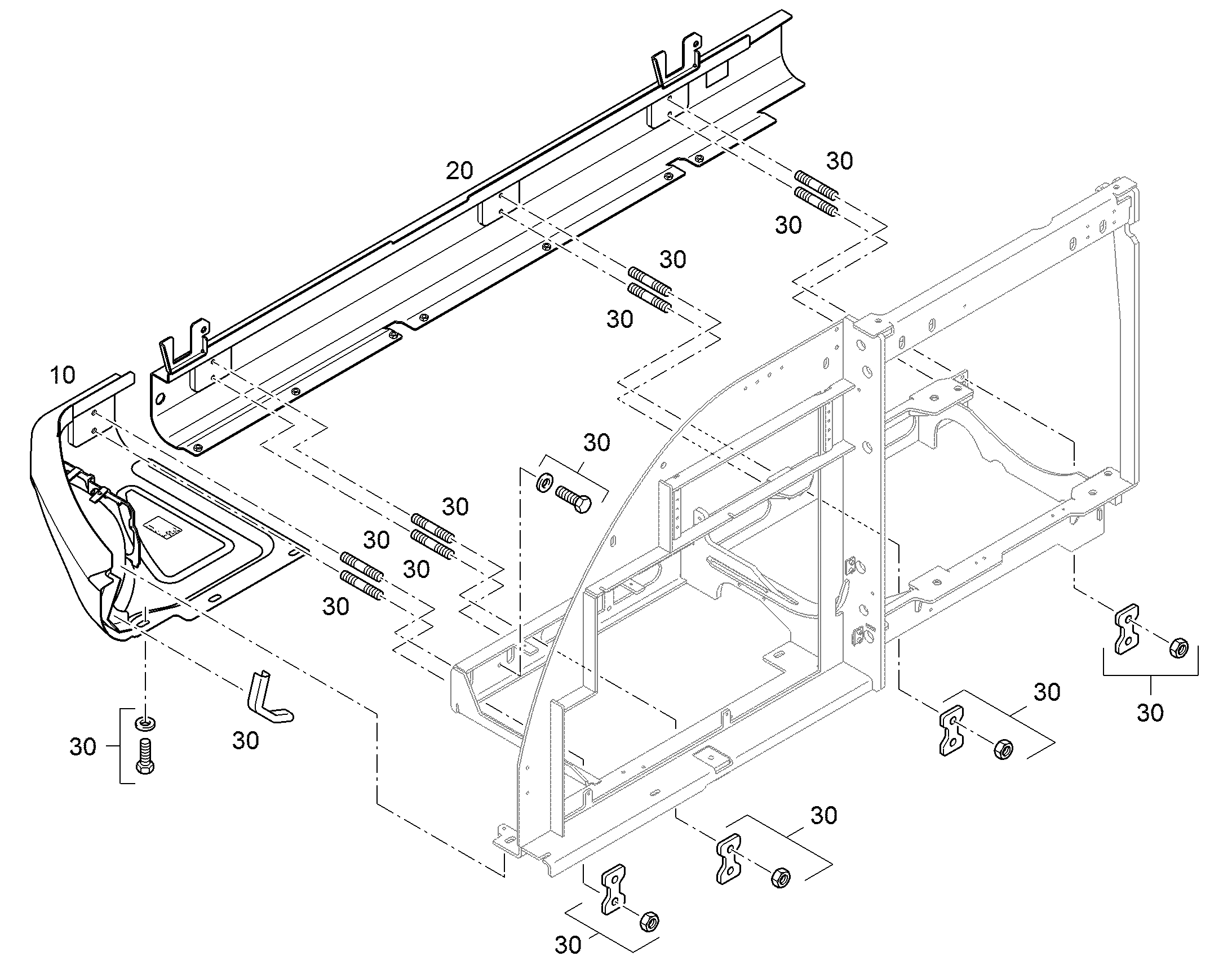 ЭЛЕМЕНТЫ МОНТАЖНЫЕ 12486348 LIEBHERR