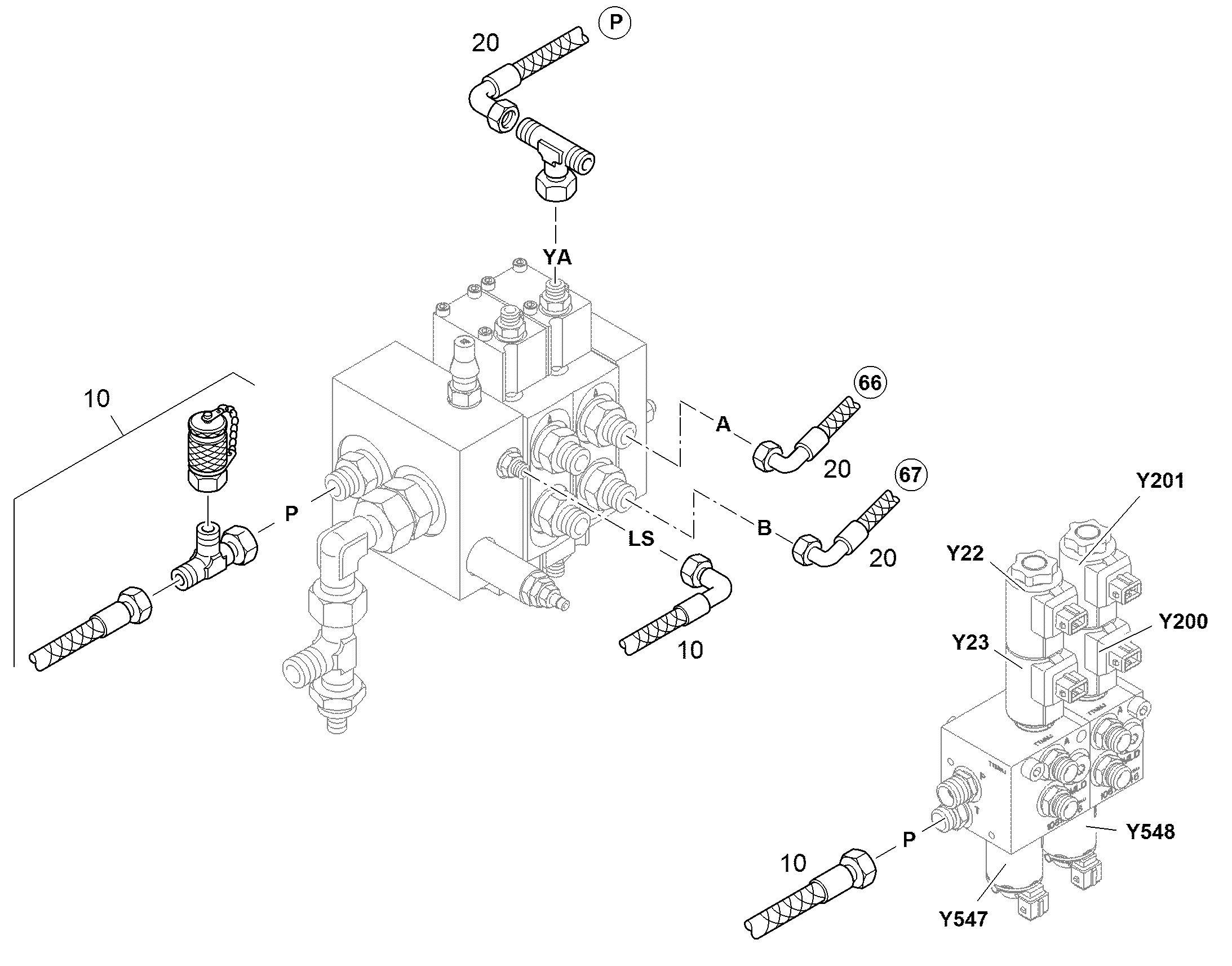 ШЛАНГИ LHC 255 12500671 LIEBHERR