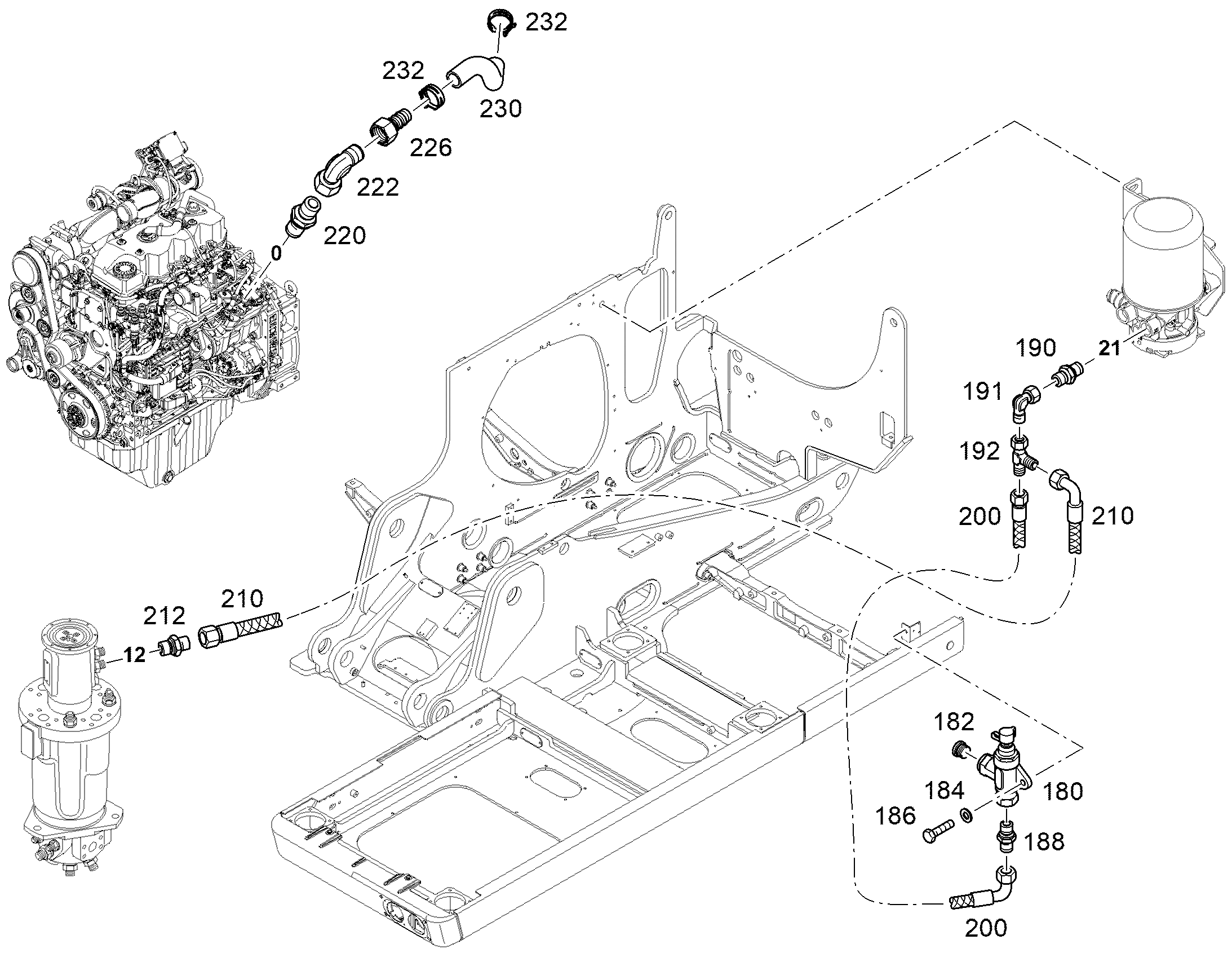 ФИТИНГИ ШЛАНГОВЫЕ DN25 12223175 LIEBHERR
