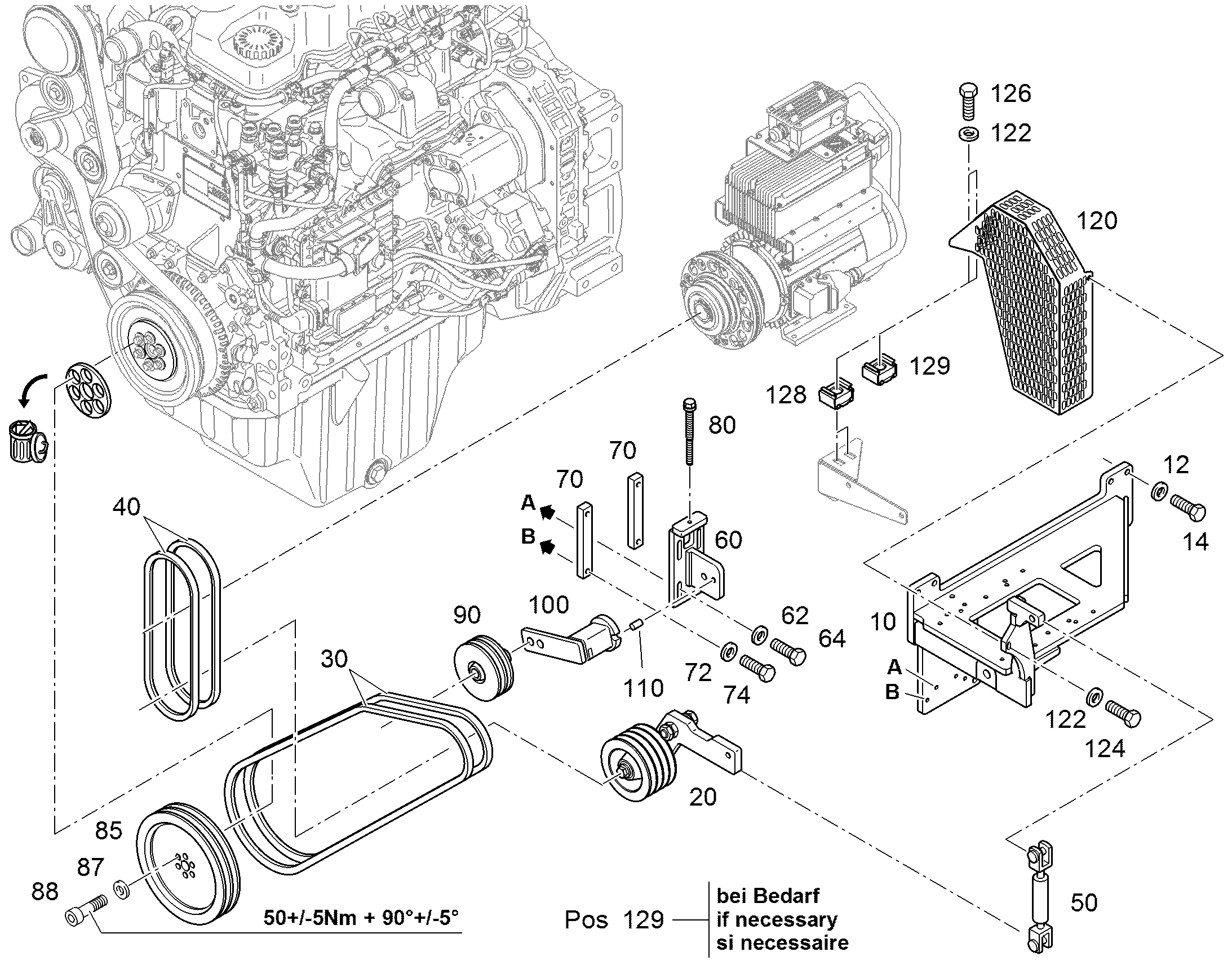 ЗАЖИМНОЕ ПРИСПОСОБЛЕНИЕ 12507844 LIEBHERR