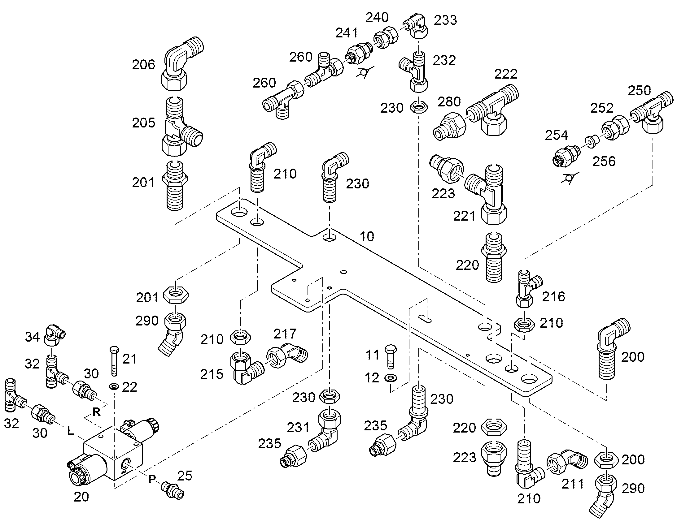 КОЗЫРЕК NG 1,0MM / 12X6,5 12542880 LIEBHERR