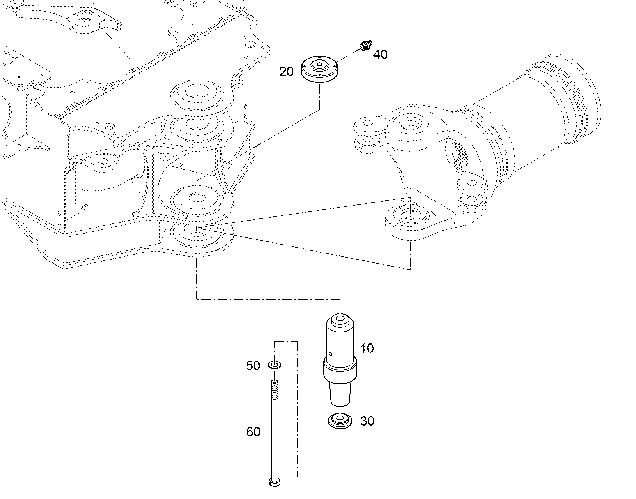 КРЫШКА КРЕПЕЖНАЯ 12436532 LIEBHERR