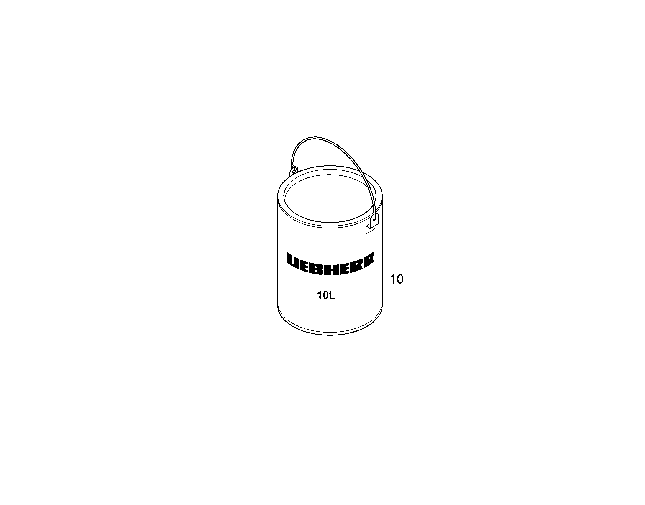 ГРУНТ 2K EP GRAU RAL 7035 10L 8504364 LIEBHERR