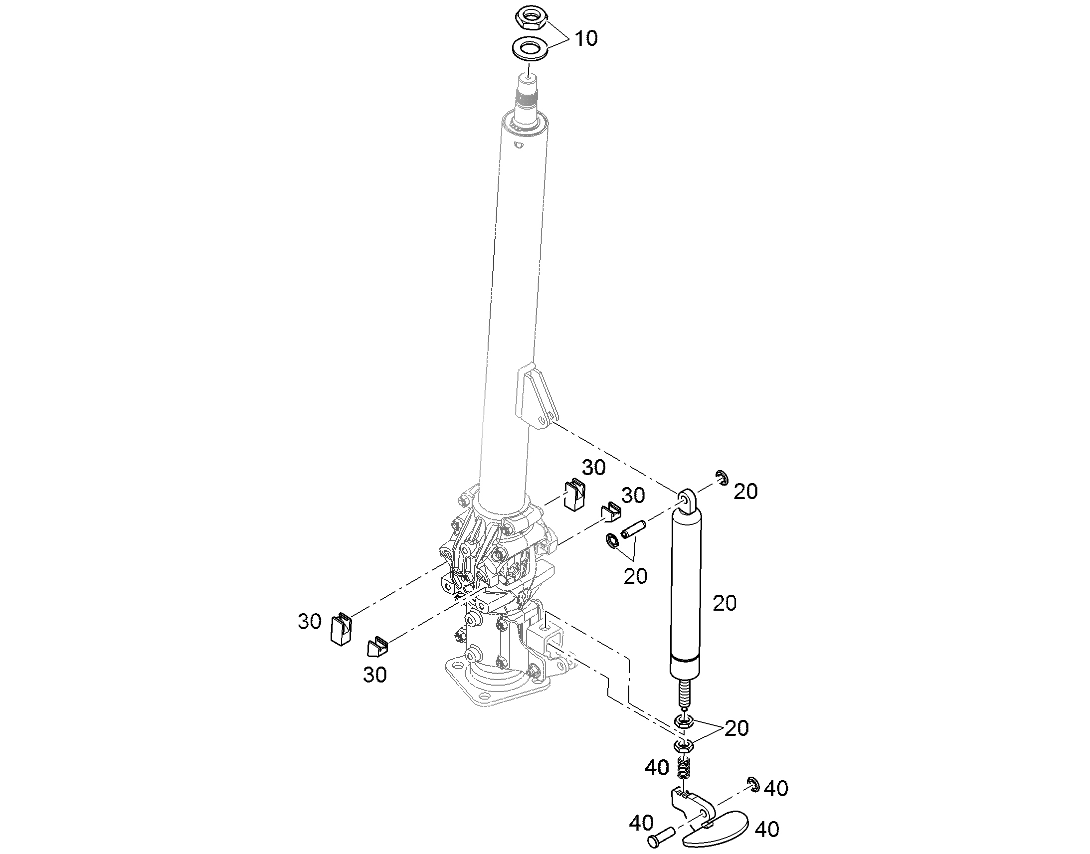 ПЕДАЛЬ 12228085 LIEBHERR