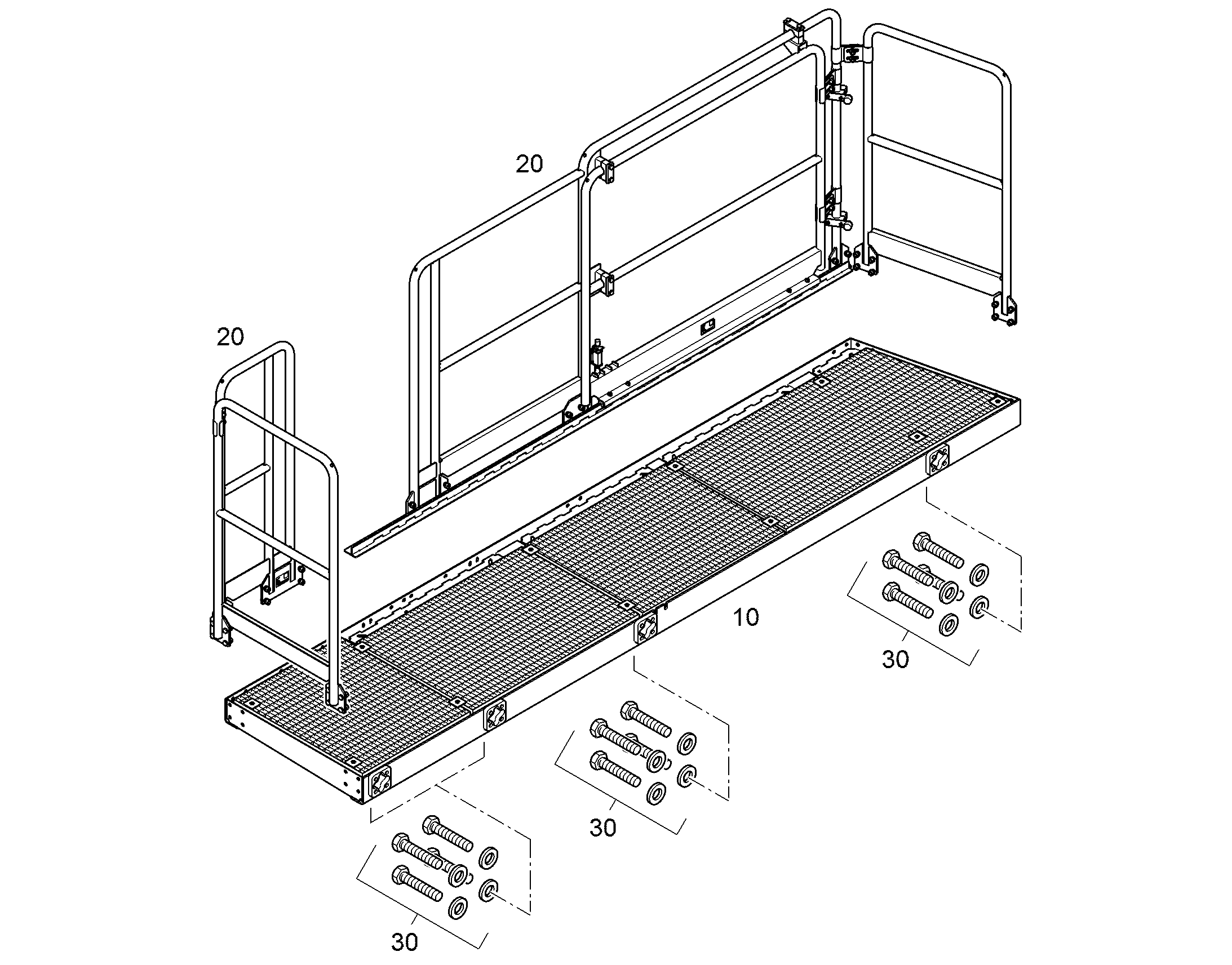 ПЛАТФОРМА 12552871 LIEBHERR