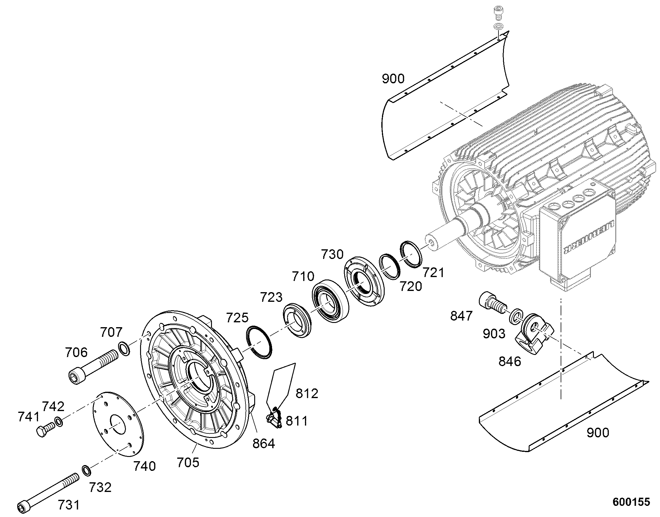 ШАРИКОПОДШИПНИК РАДИАЛЬНЫЙ -6318C3S0 90X190X43 12693135 LIEBHERR