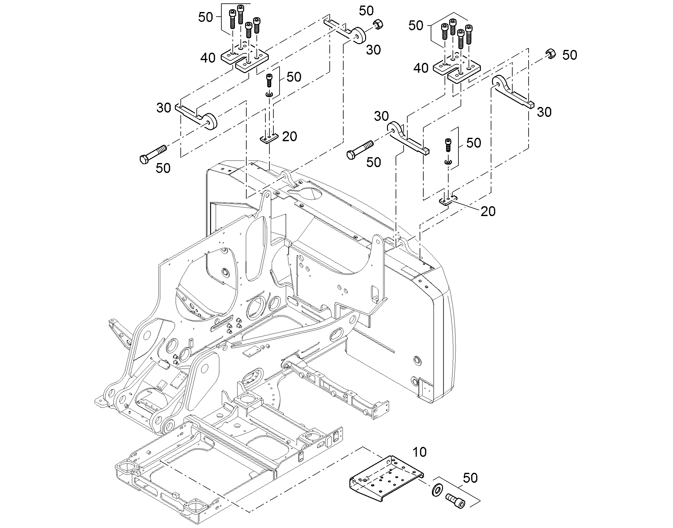 ЭЛЕМЕНТЫ МОНТАЖНЫЕ 12557477 LIEBHERR