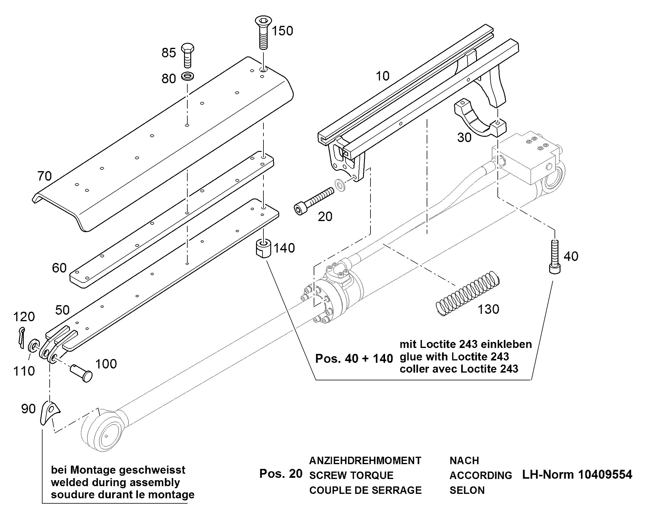 ПОЛУХОМУТИК d=110 12556432 LIEBHERR