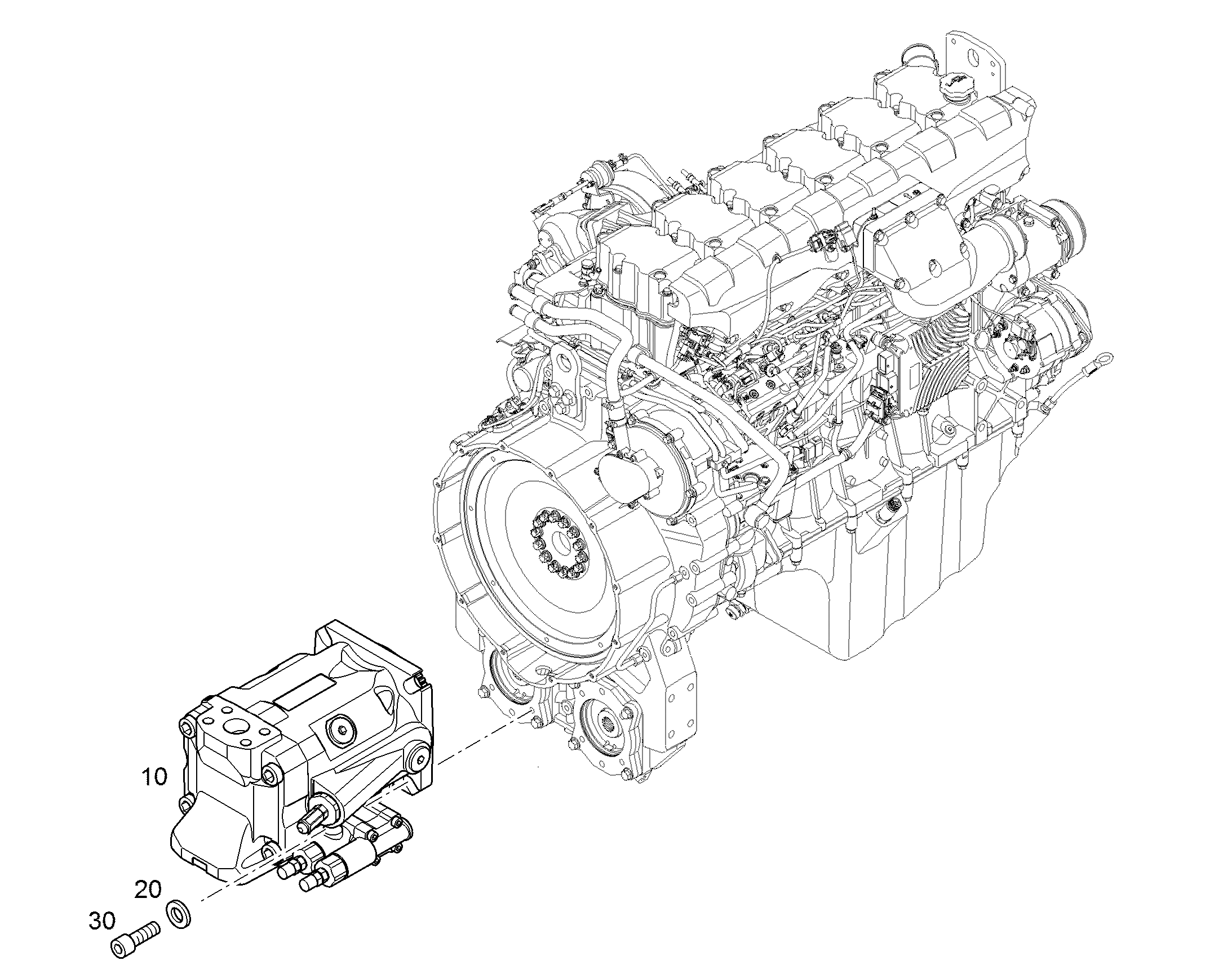 НАСОС АКСИАЛЬНОПОРШНЕВОЙ MVP 60 63cm³/U 12213420 LIEBHERR