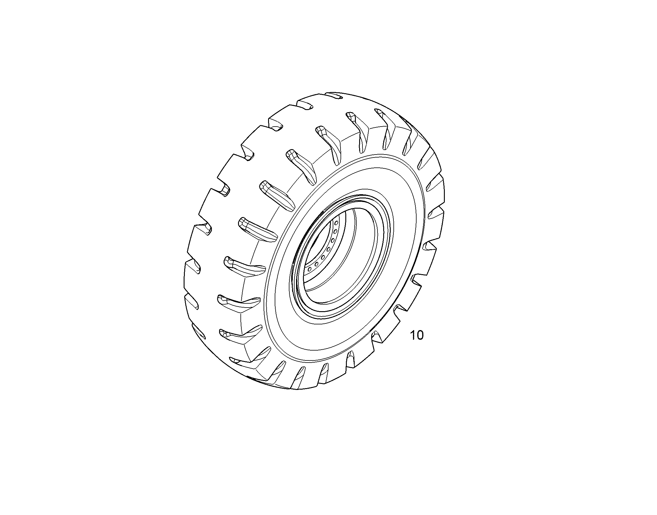 TYRE CPL. 18.00-25XMB01 12561523 LIEBHERR