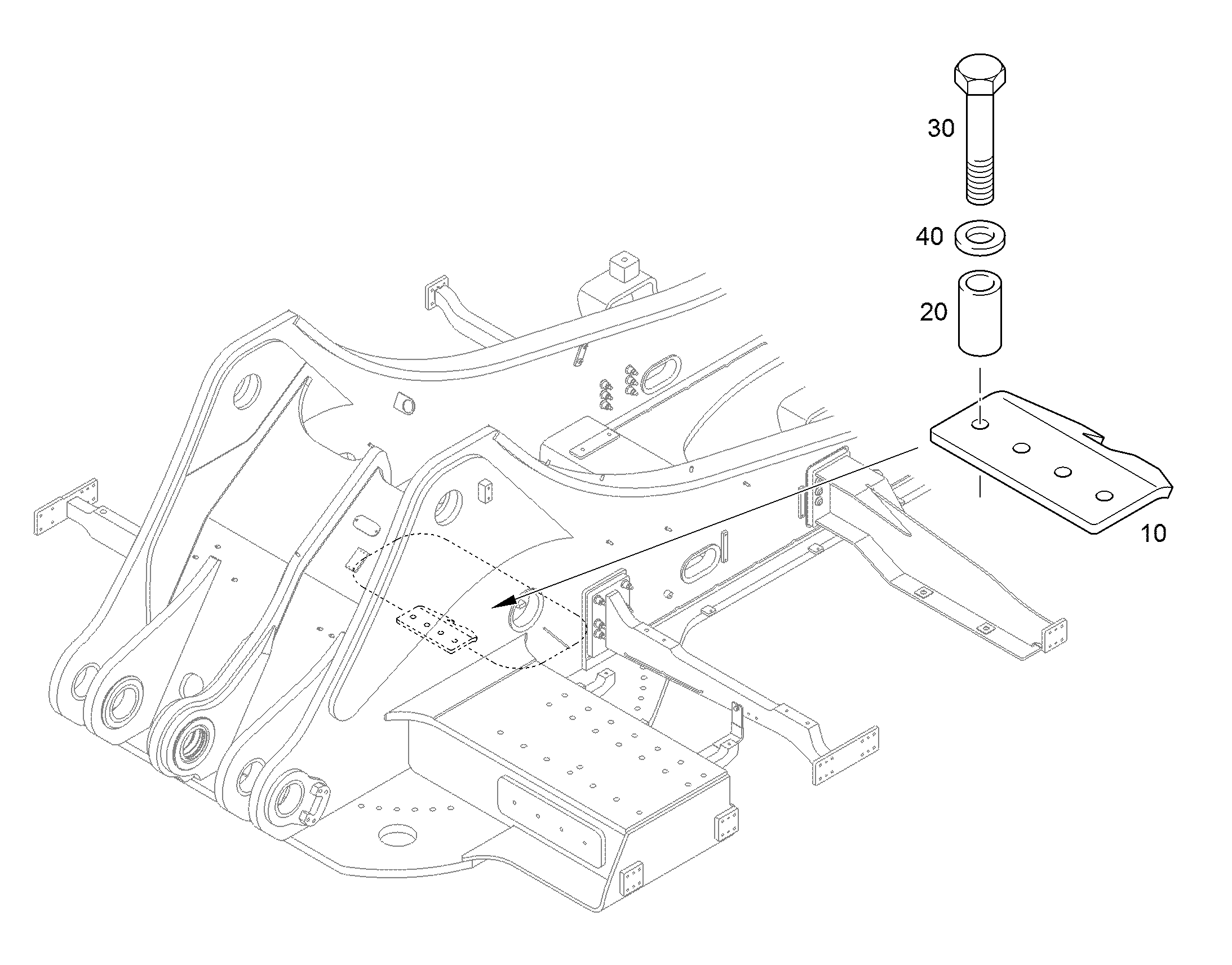 ПОВОДОК 12568988 LIEBHERR