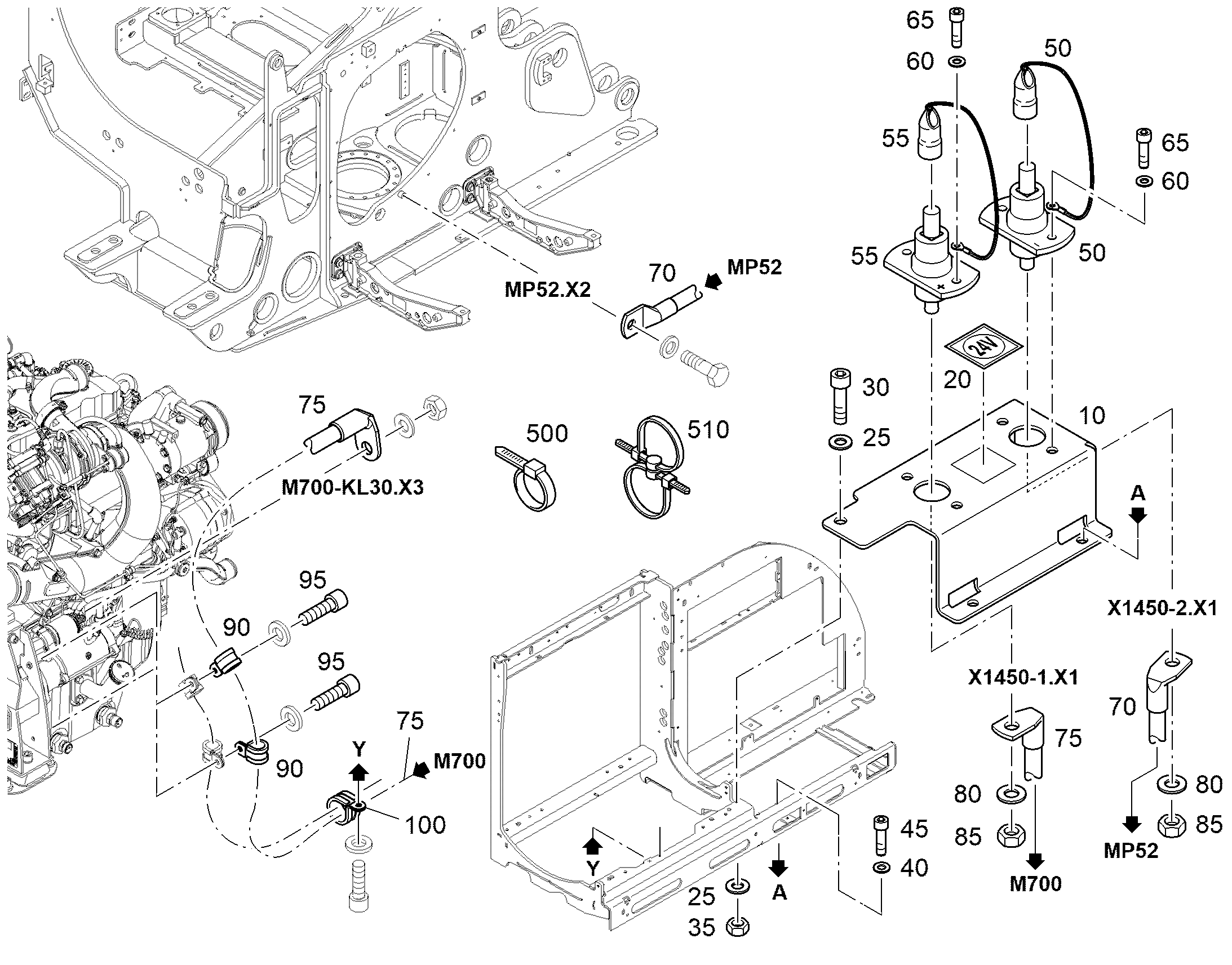 КРЕПЕЖ 12563725 LIEBHERR