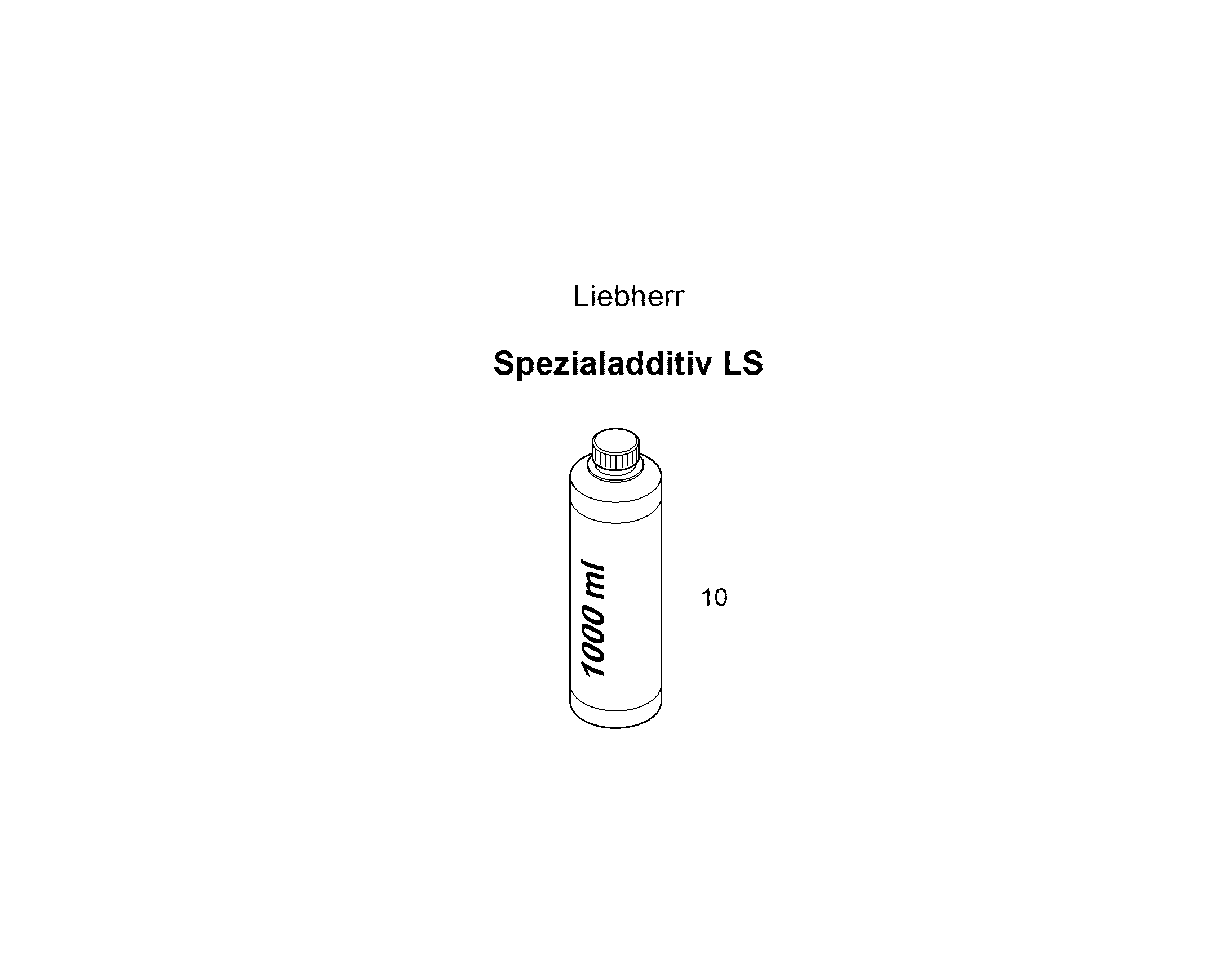 СПЕЦИАЛЬНАЯ СИСТЕМА УПРАВЛЕНИЯ LIEBHERR/1 l/FLASCHE 8610222 LIEBHERR
