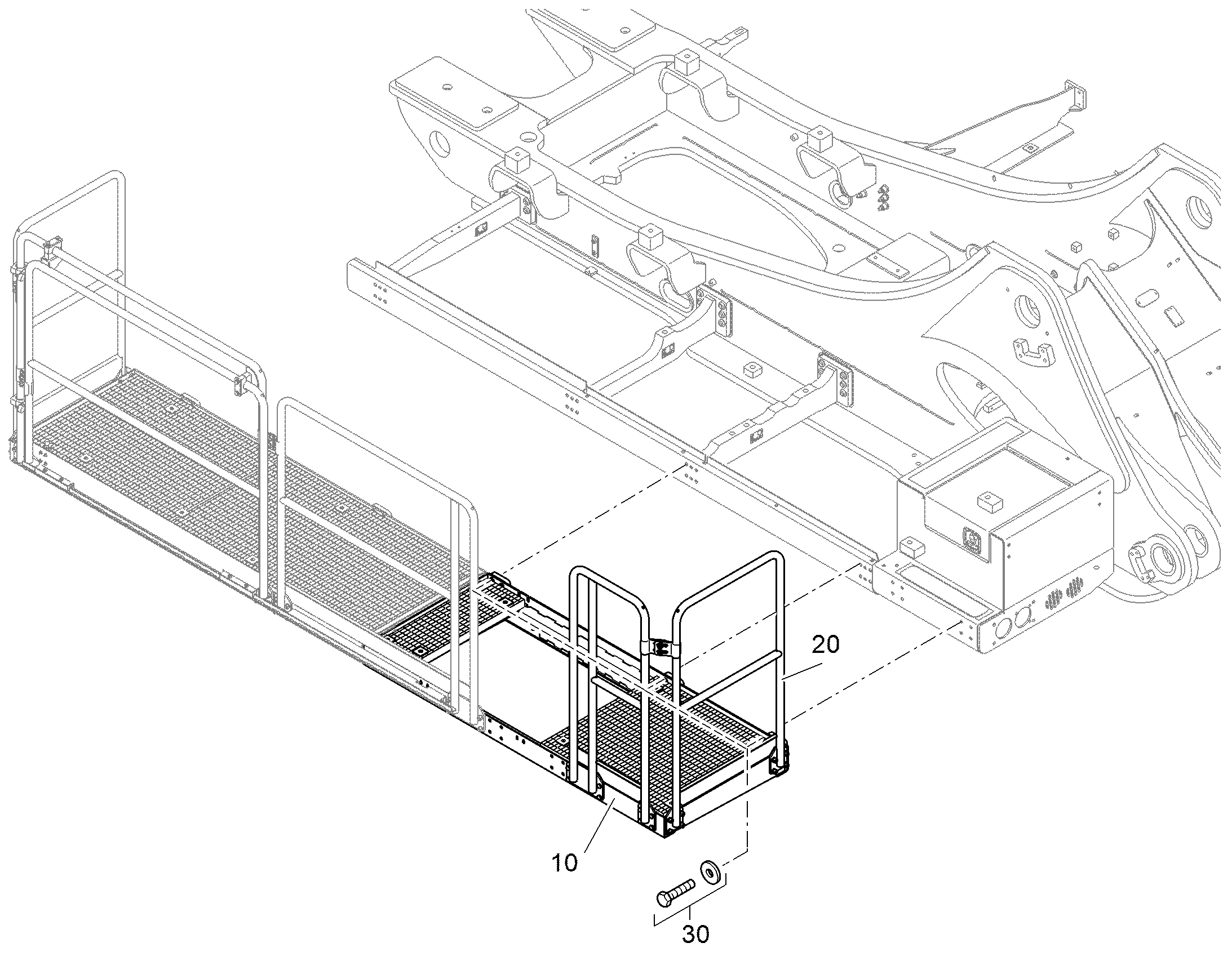 ПЛАТФОРМА 12569821 LIEBHERR