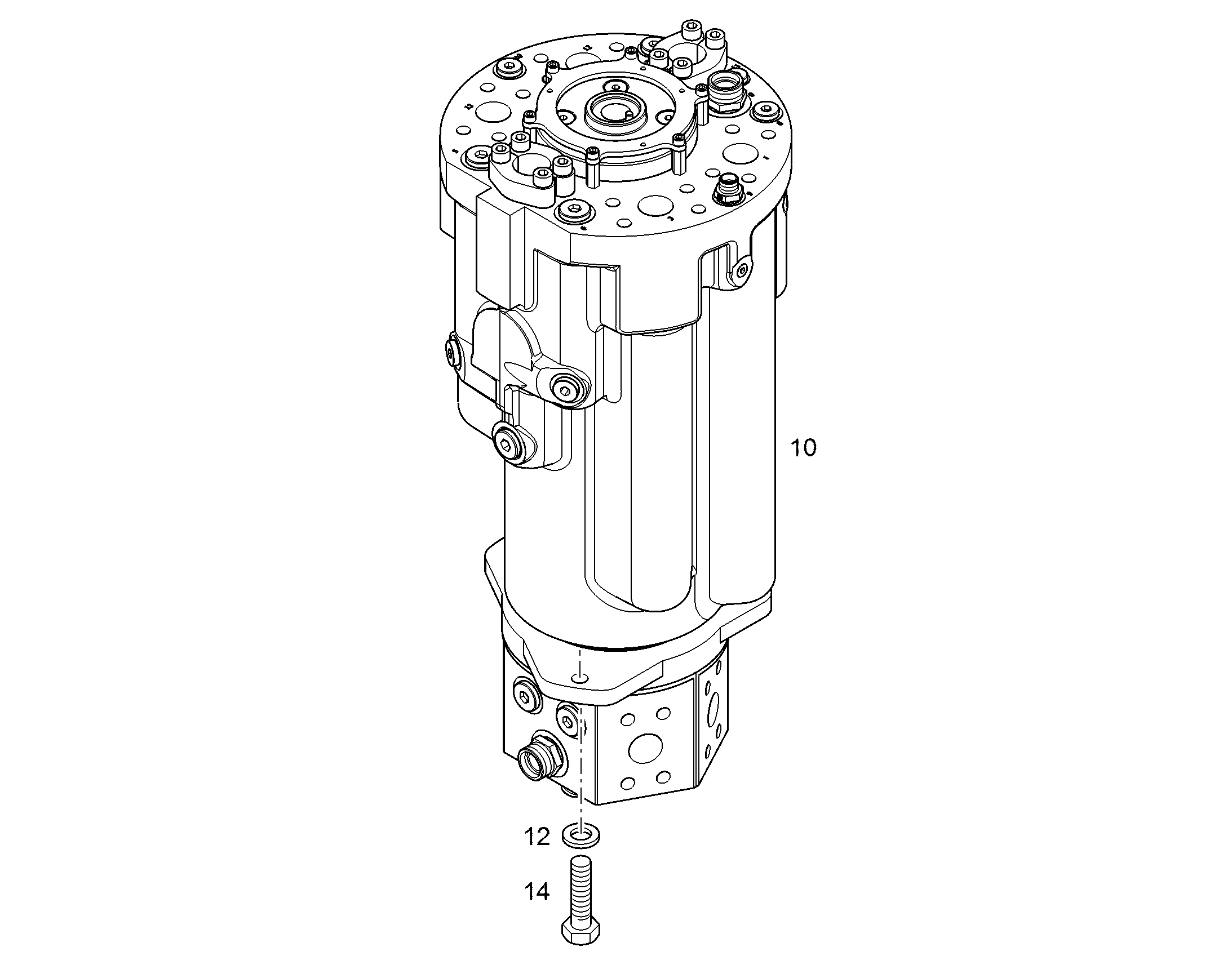ПРЕДВАРИТ.МОНТАЖ ДЛЯ AHS 11-12 12472463 LIEBHERR