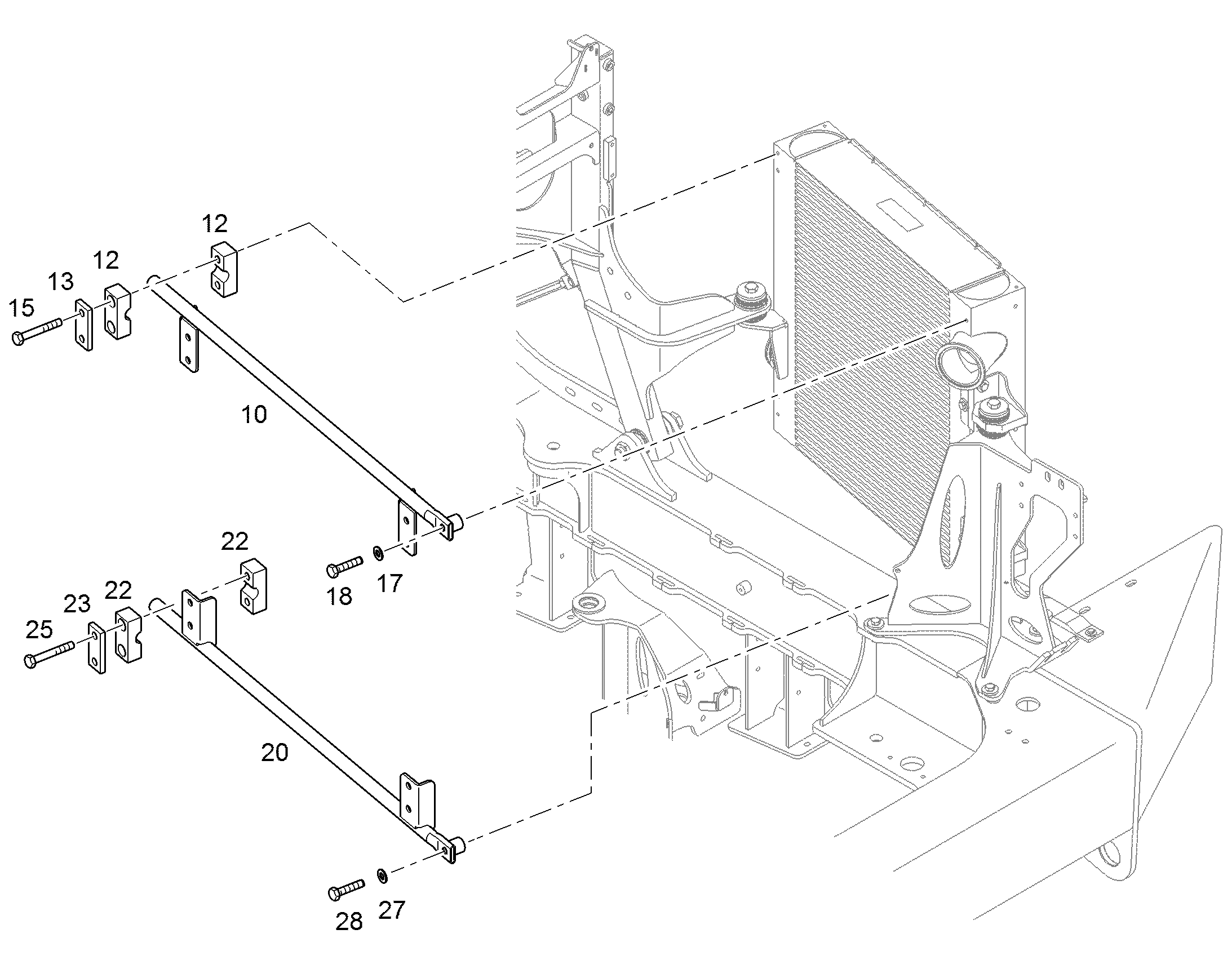 КЛЕММА ПОЛОВИННАЯ DIN 3015-2 S 2 R 20 AL 12231902 LIEBHERR