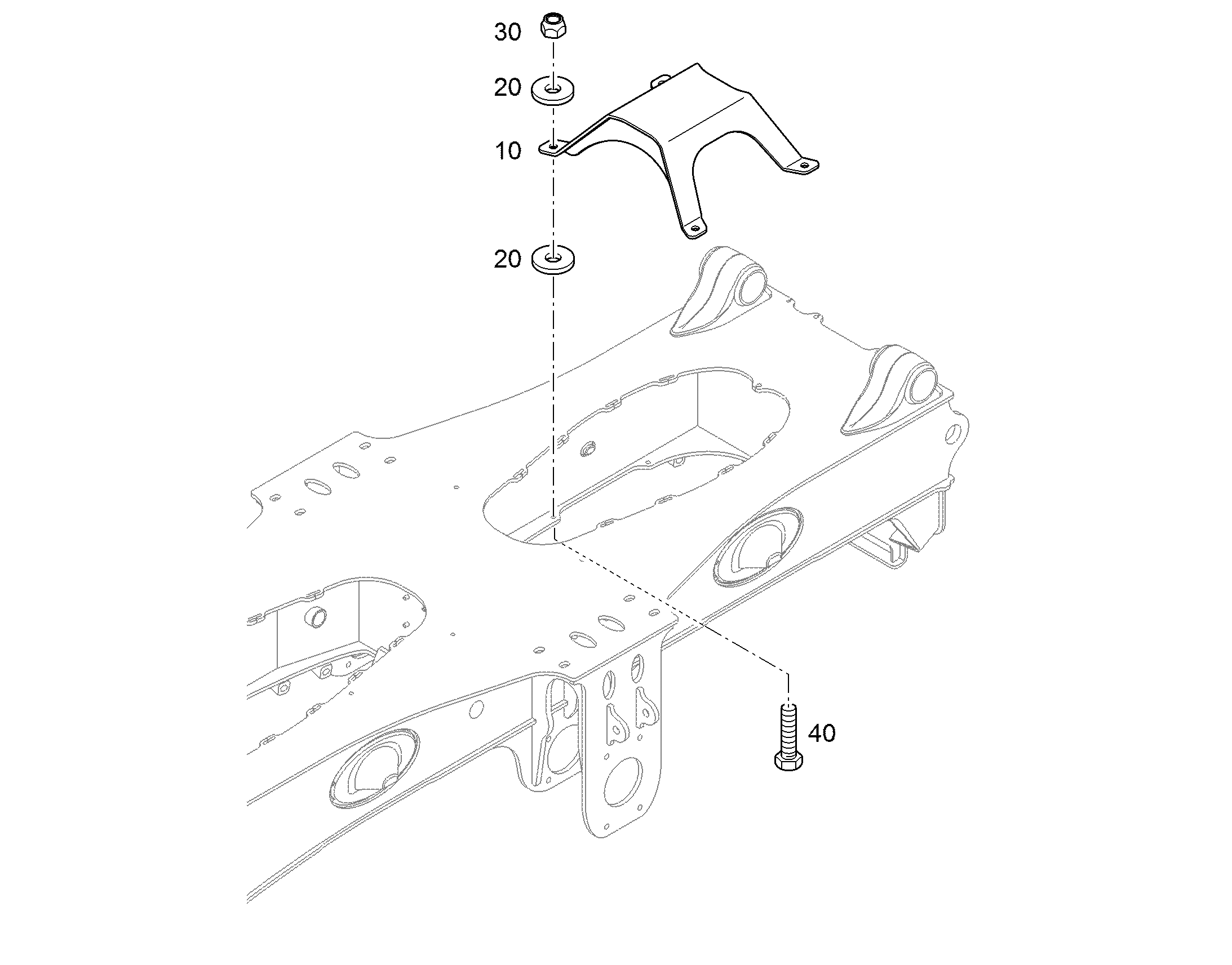 УГОЛЬНИК ОПОРНЫЙ 12562547 LIEBHERR