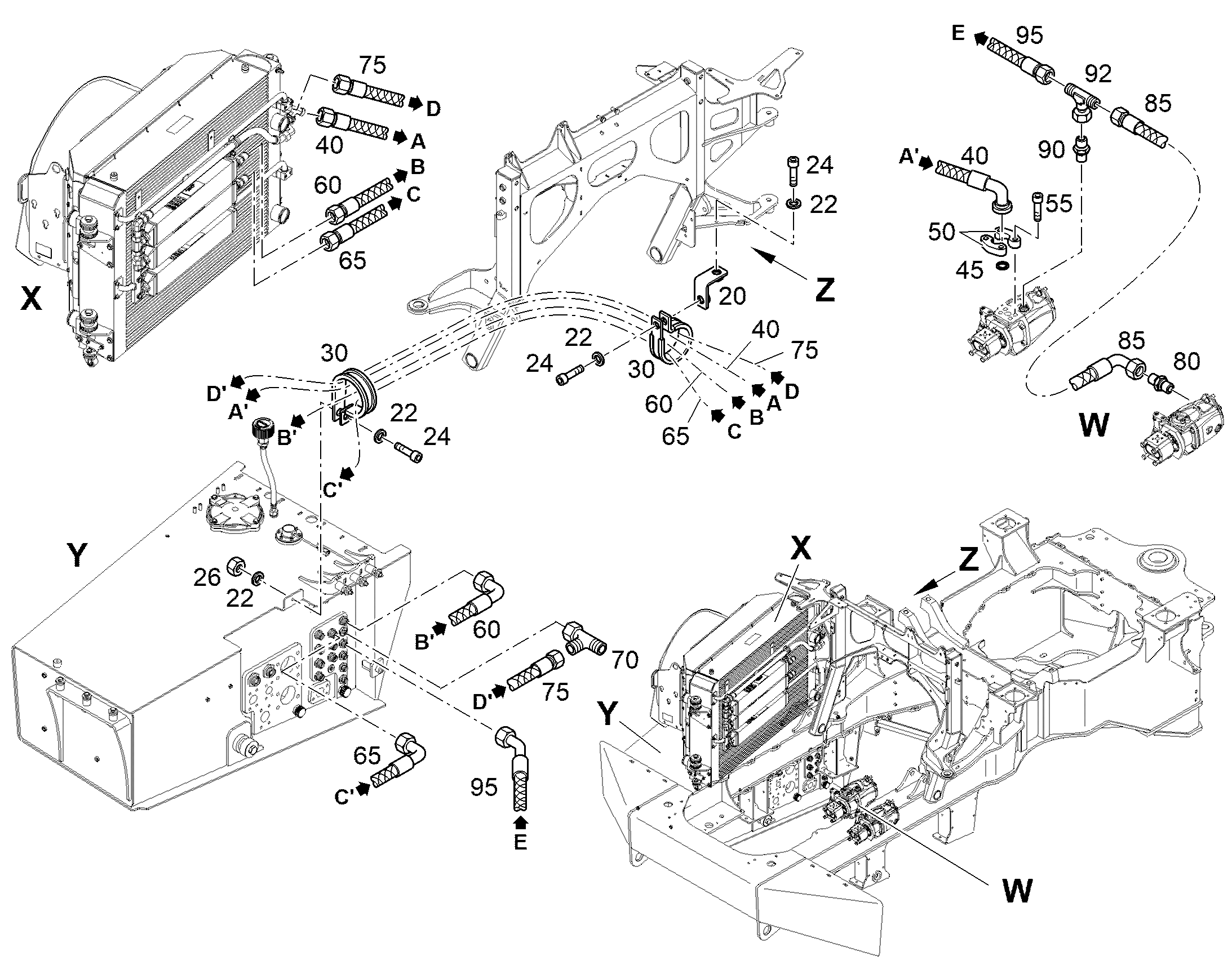 ПОЛУФЛАНЕЦ SAE1 CODE61 11067203 LIEBHERR
