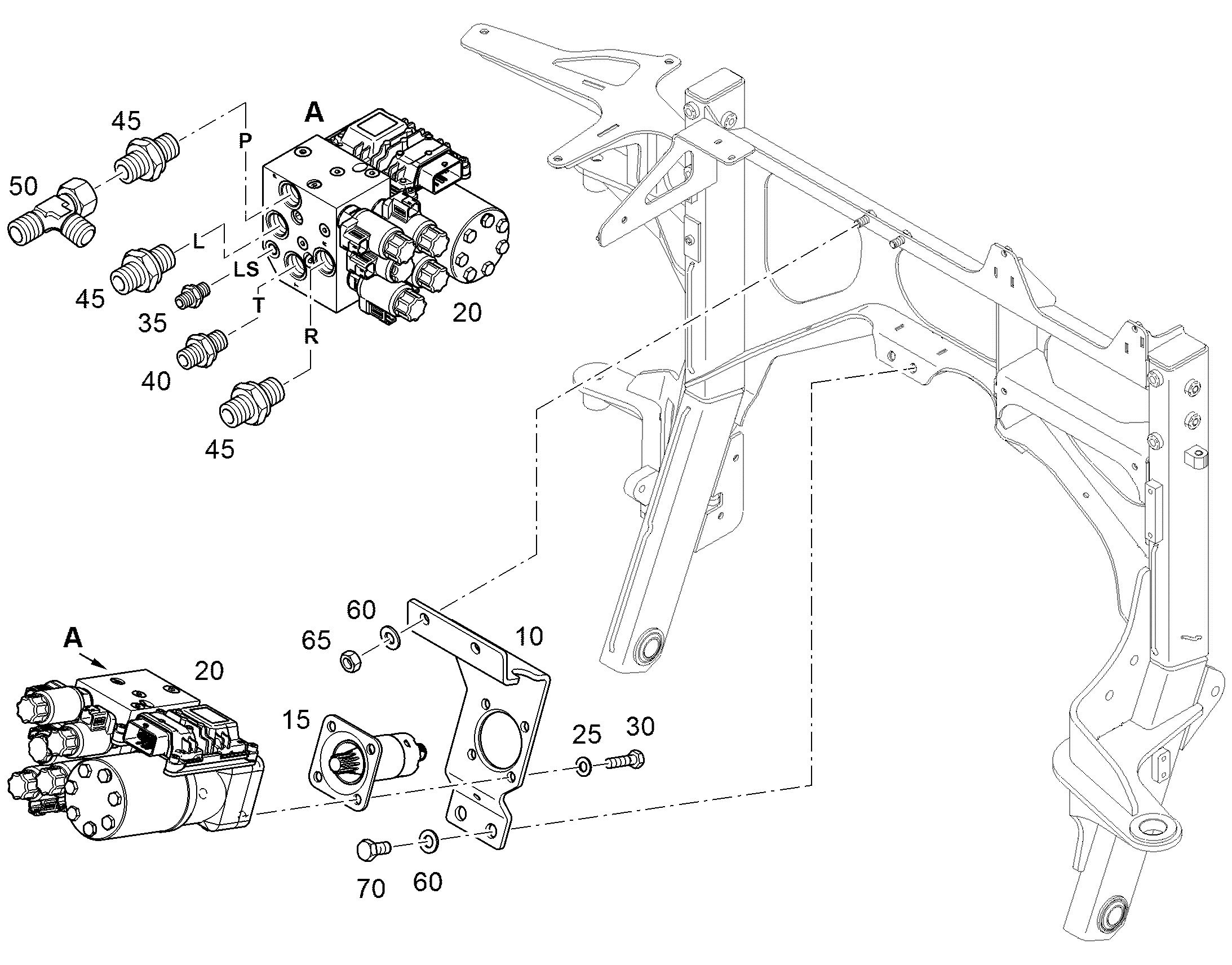 РУЛЕВОЕ УСТРОЙСТВО 12241311 LIEBHERR