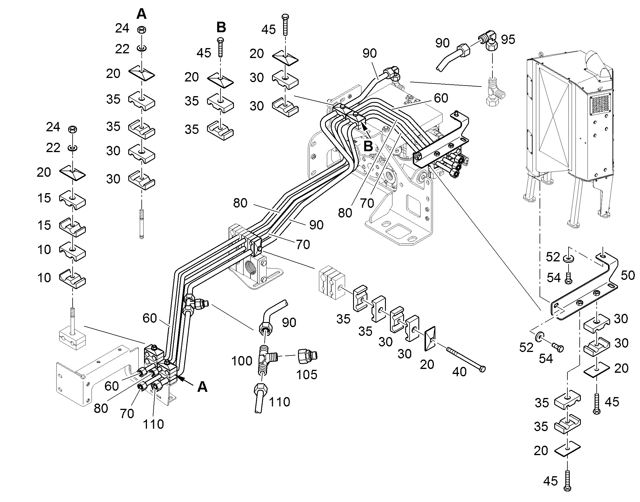 КЛЕММА ПОЛОВИННАЯ AEHNL.DIN 3015-3 Z 2 R 12 18 P 12231266 LIEBHERR