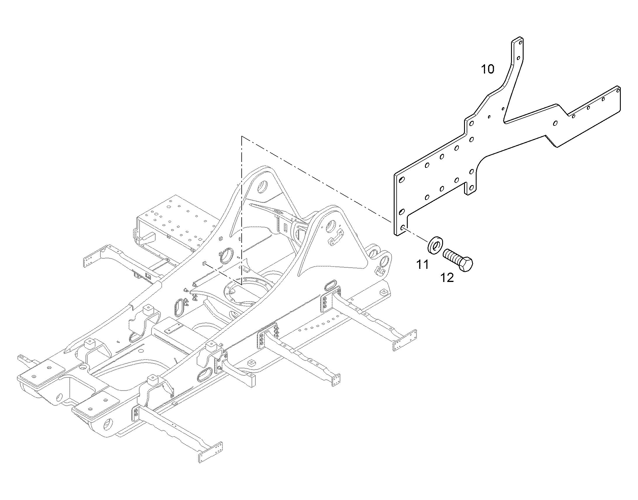 КРЕПЕЖ 12542222 LIEBHERR