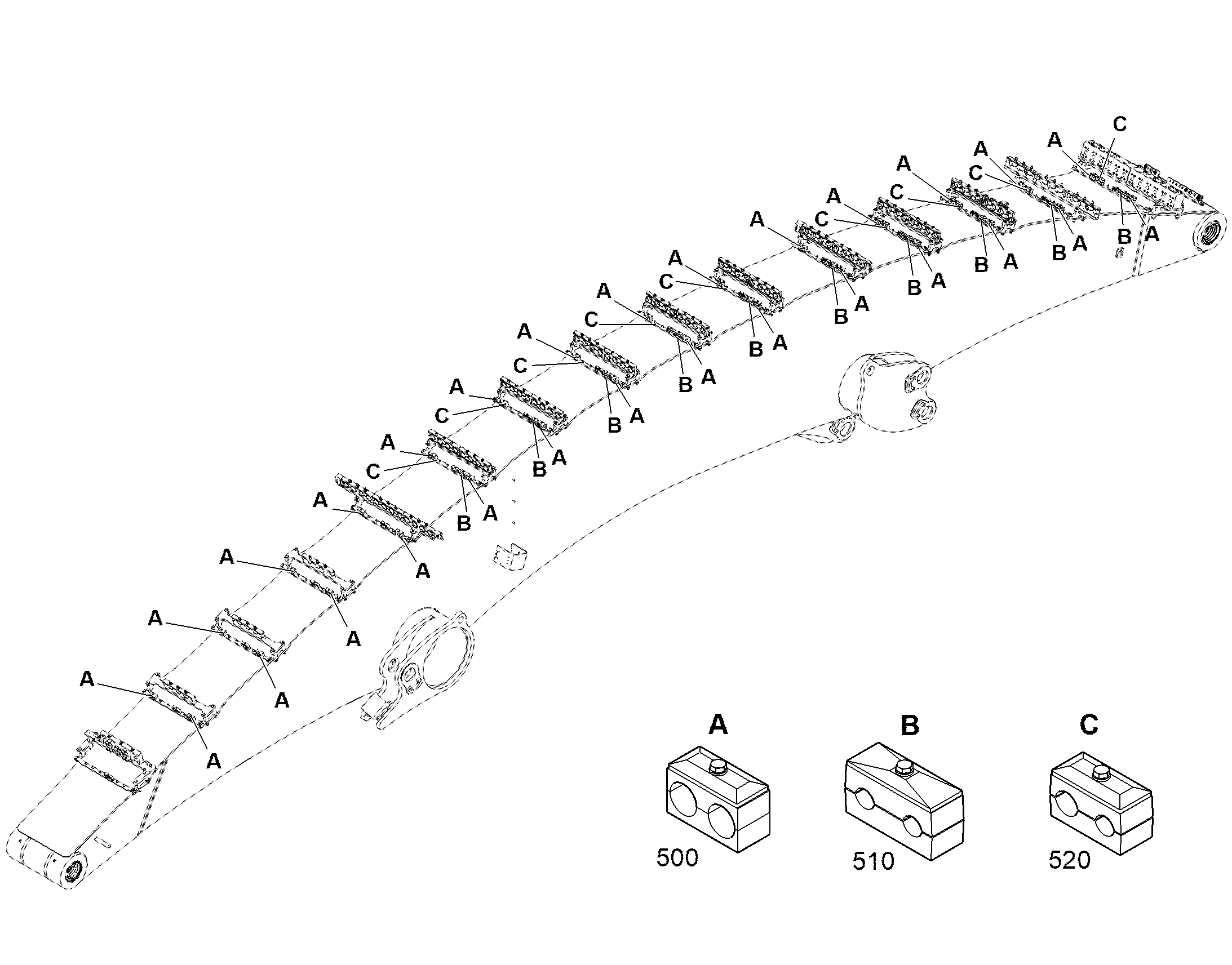 СКОБА Z 3 G 23 25 12430353 LIEBHERR