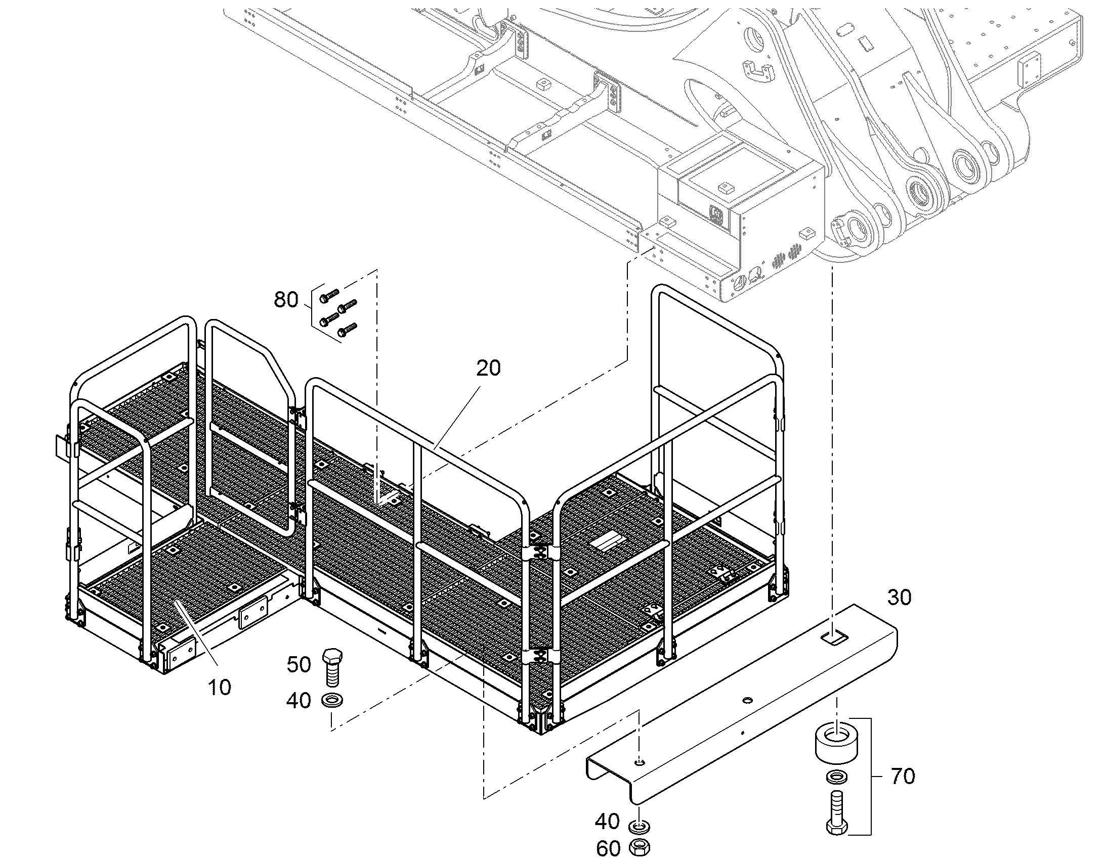 ПЛАТФОРМА 94083857 LIEBHERR