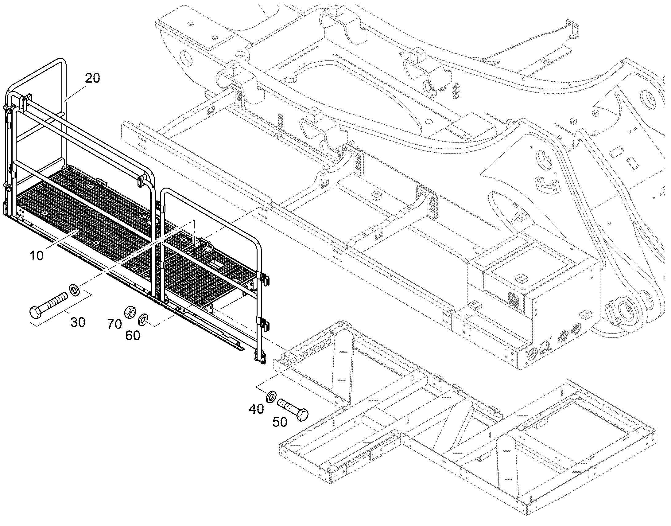 ПЛАТФОРМА 12576818 LIEBHERR