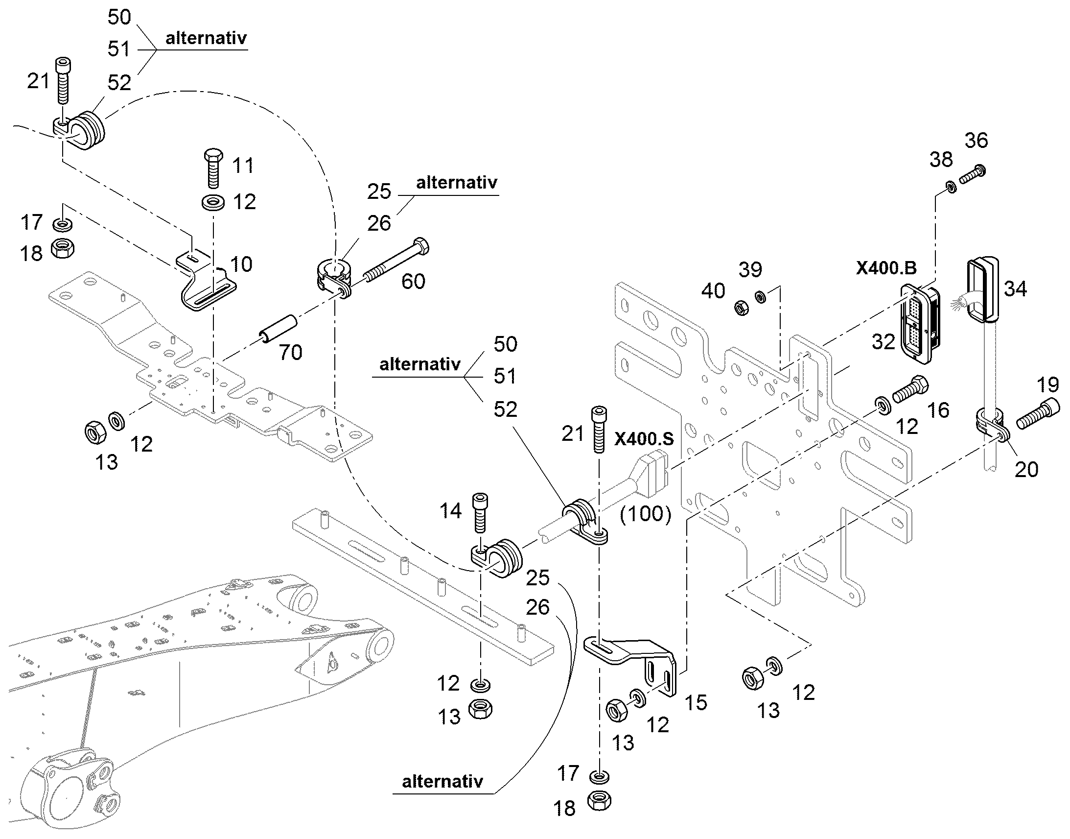 MOUNTING PANEL 12947991 LIEBHERR