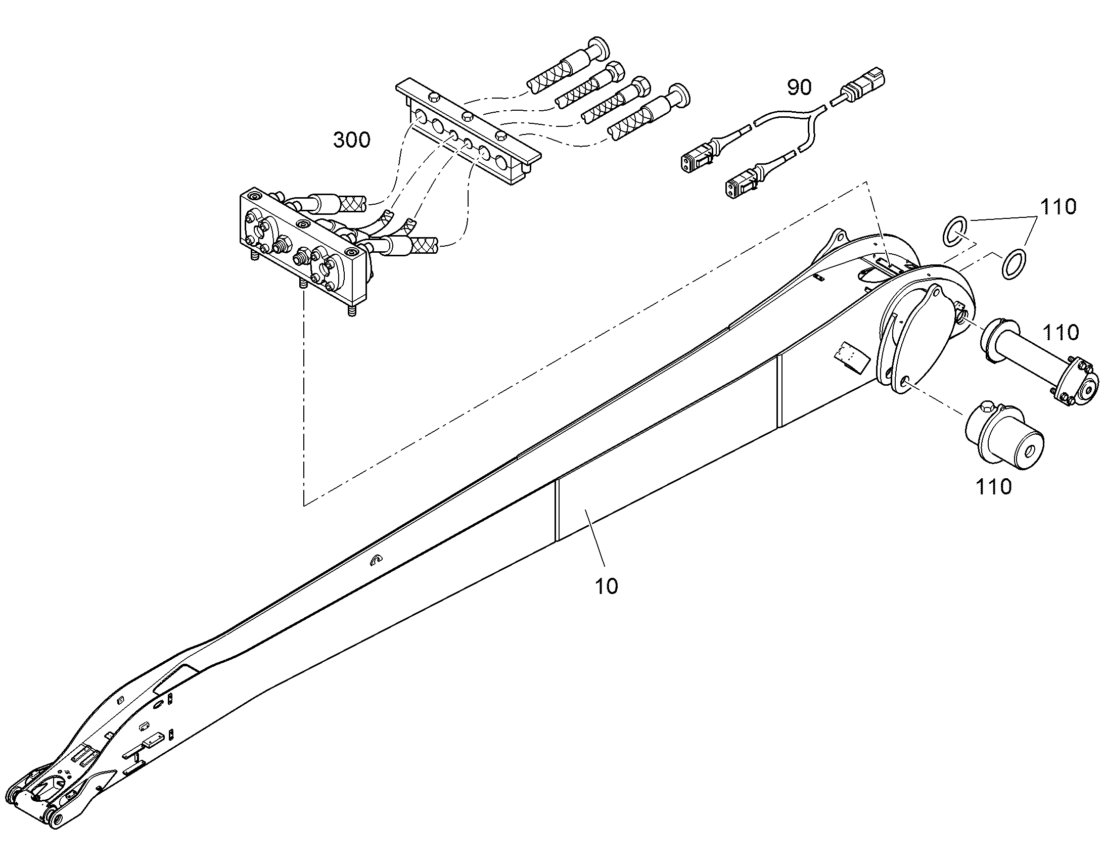 INDUSTRIAL STICK STRAIGHT 12,00M 12852860 LIEBHERR