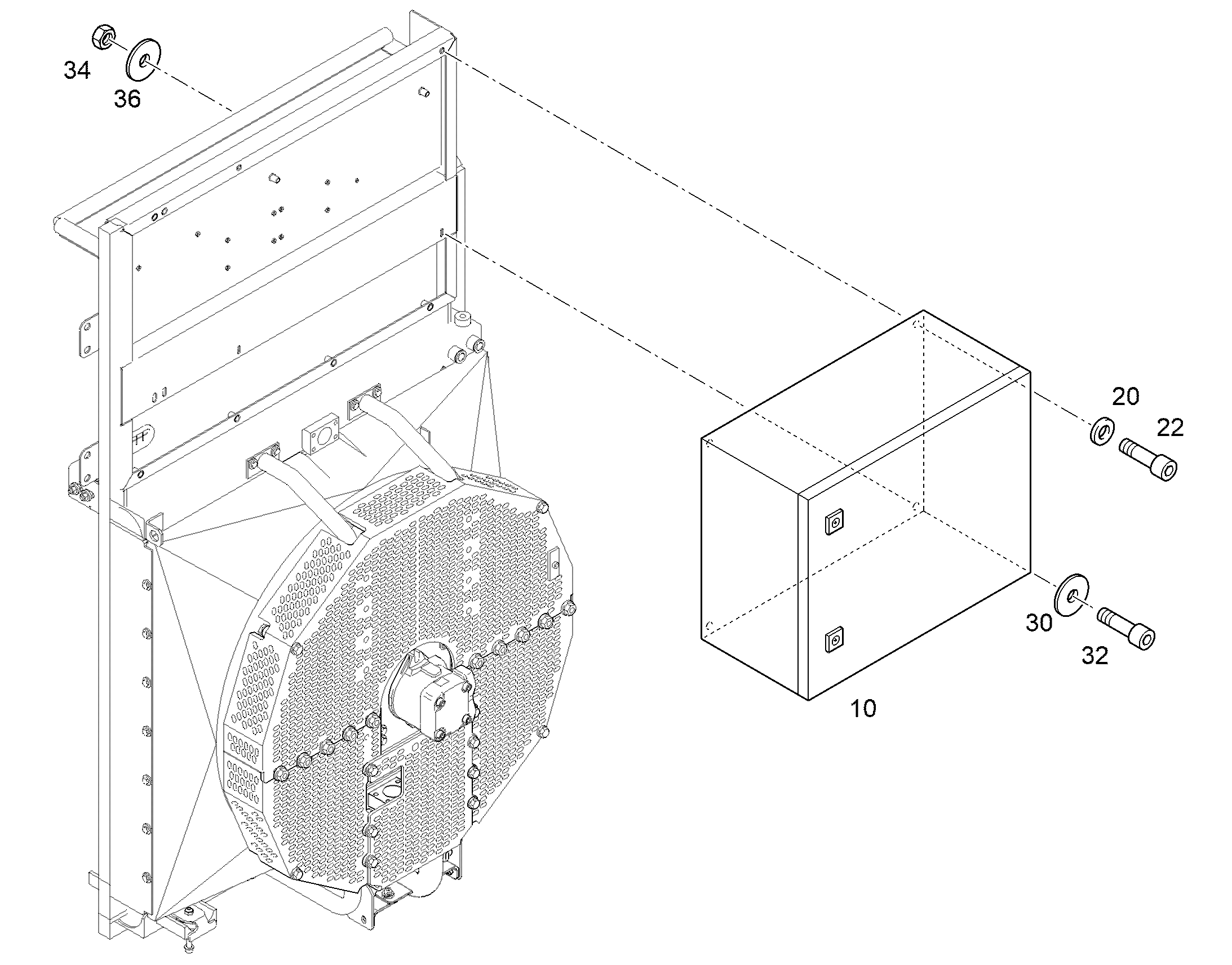 DISTRIBUTOR CASE 12549357 LIEBHERR