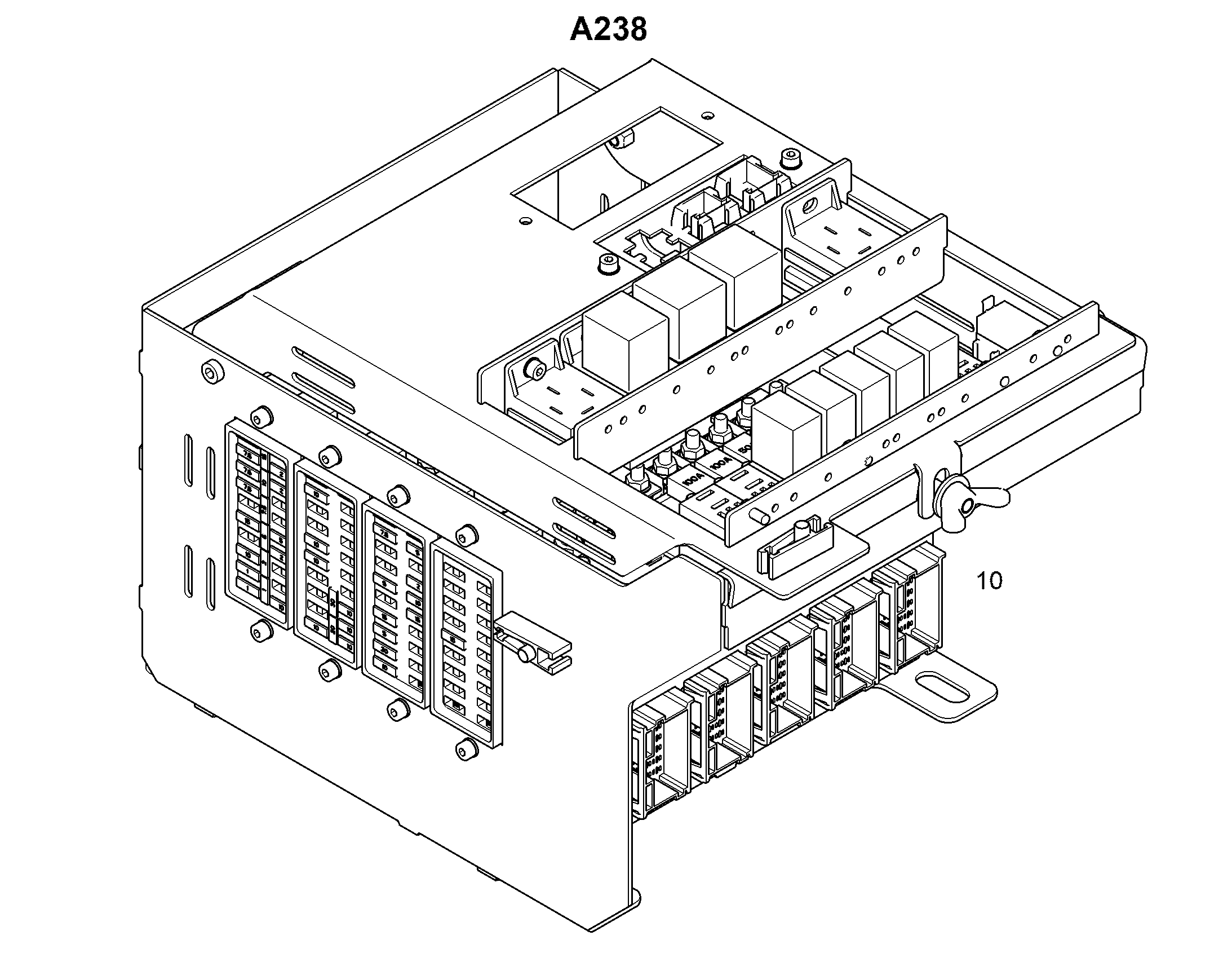DISTRIBUTOR CASE 12586654 LIEBHERR