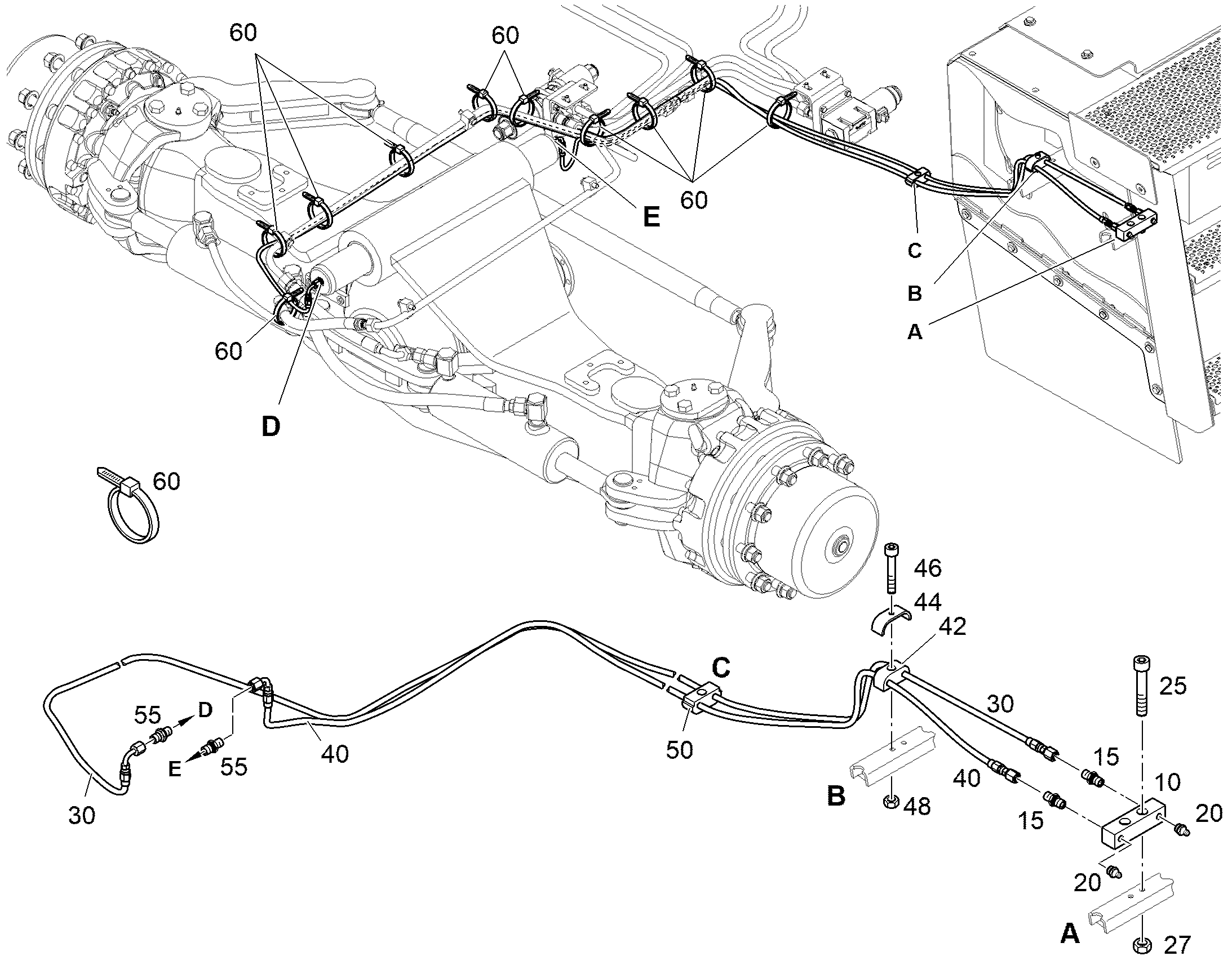 ПЛАНКА СМАЗОЧНАЯ 12810436 LIEBHERR
