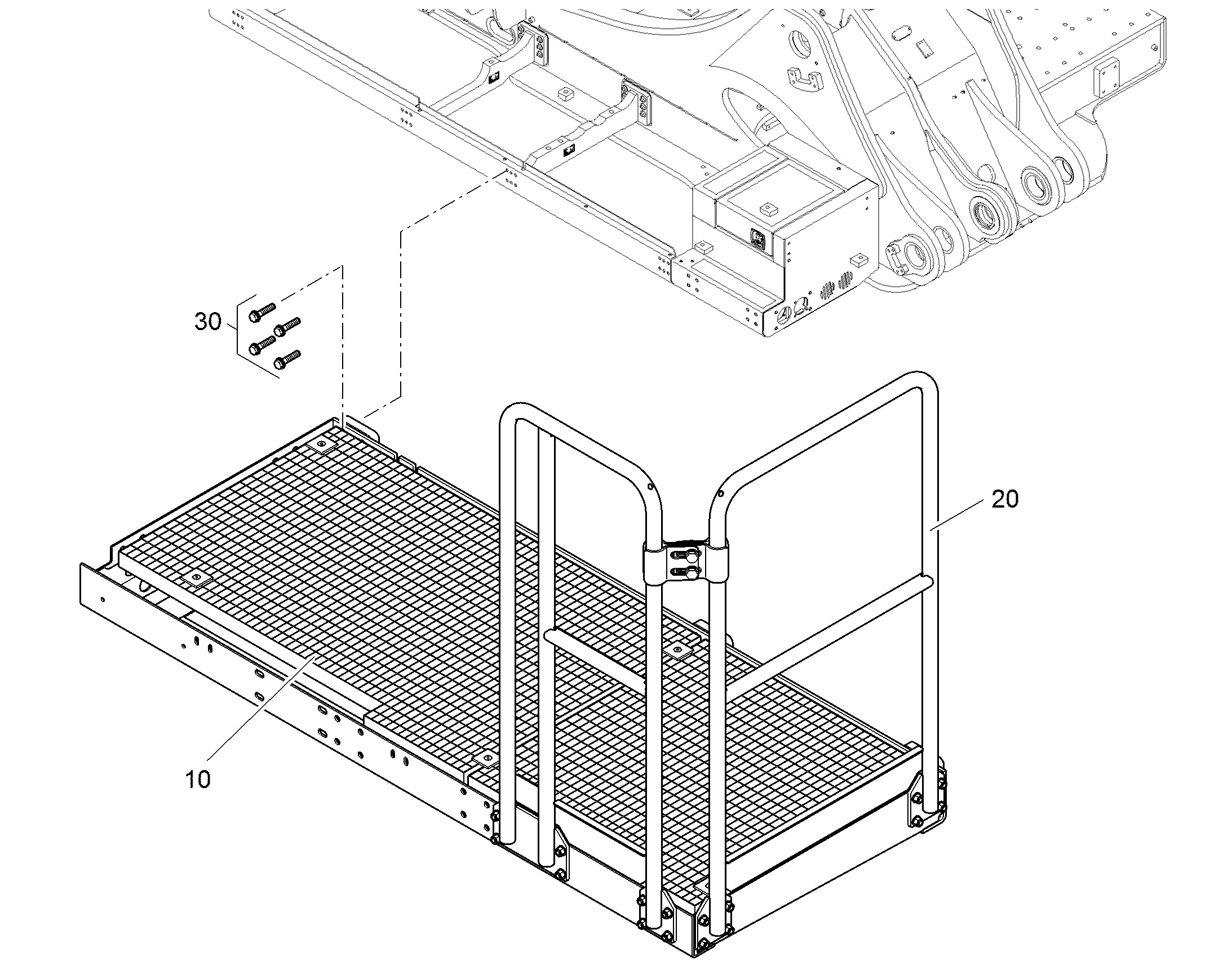 ПЛАТФОРМА 12595646 LIEBHERR