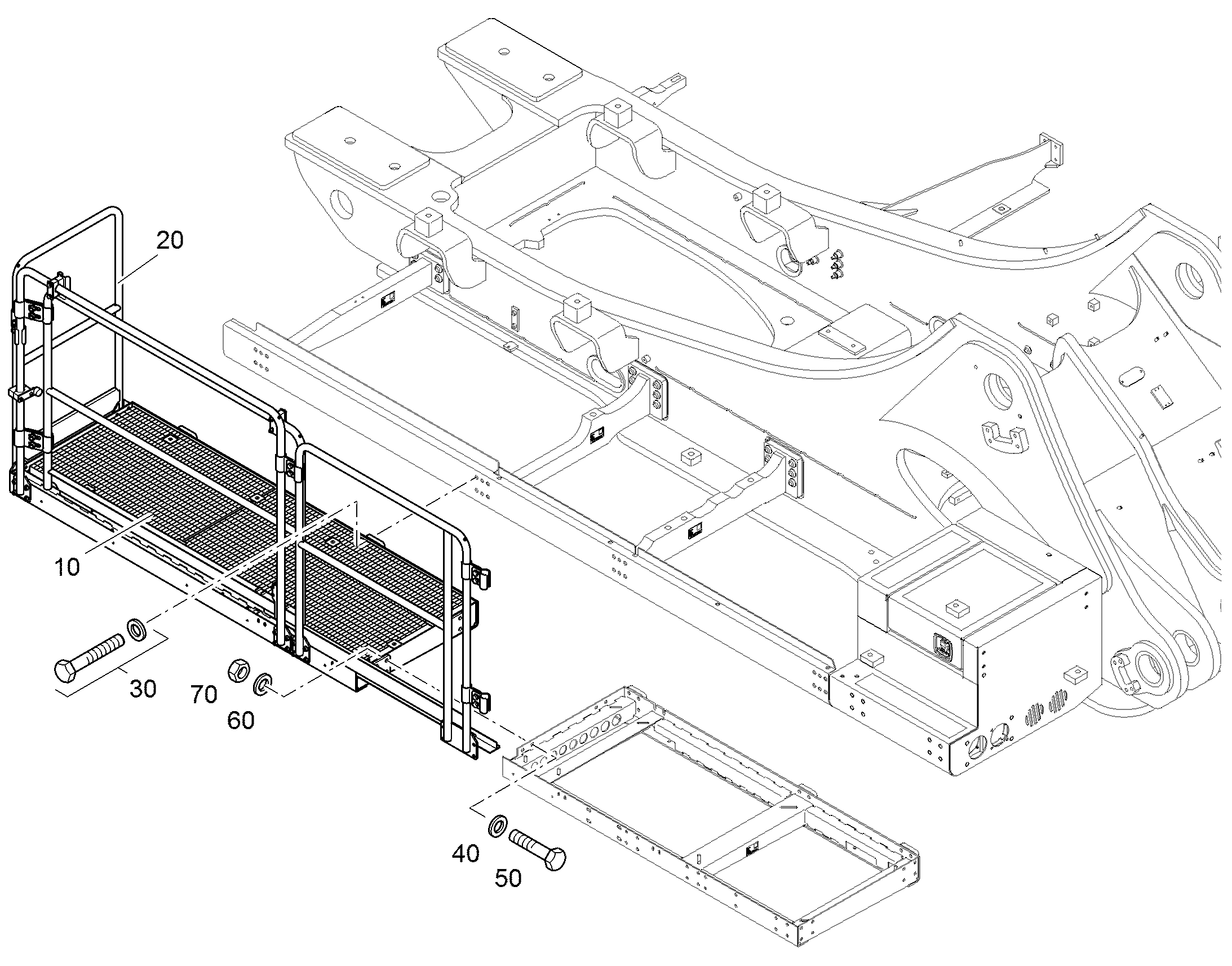 ПЛАТФОРМА 12588255 LIEBHERR