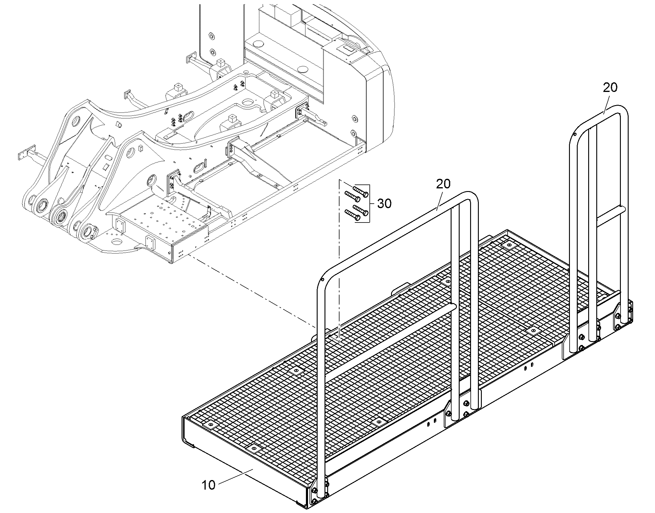 ПЛАТФОРМА 12597565 LIEBHERR
