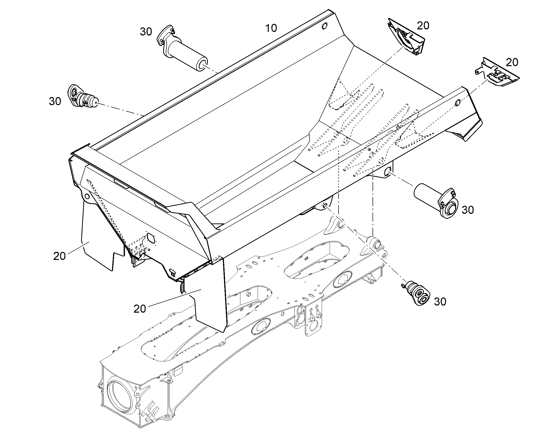 КОВШОВАЯ ПЛАТФОРМА 12593540 LIEBHERR