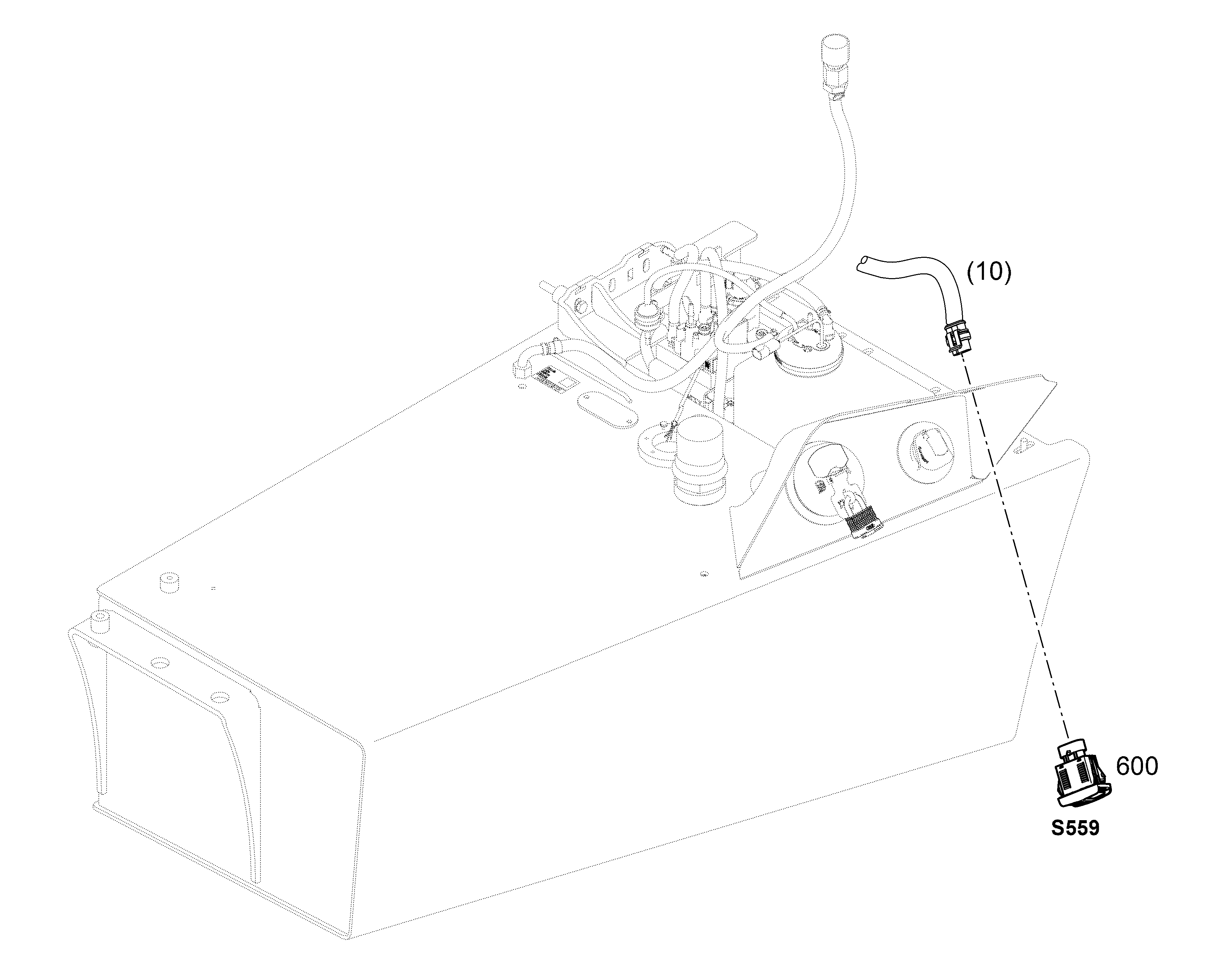 DOUBLE SWITCH 12203472 LIEBHERR
