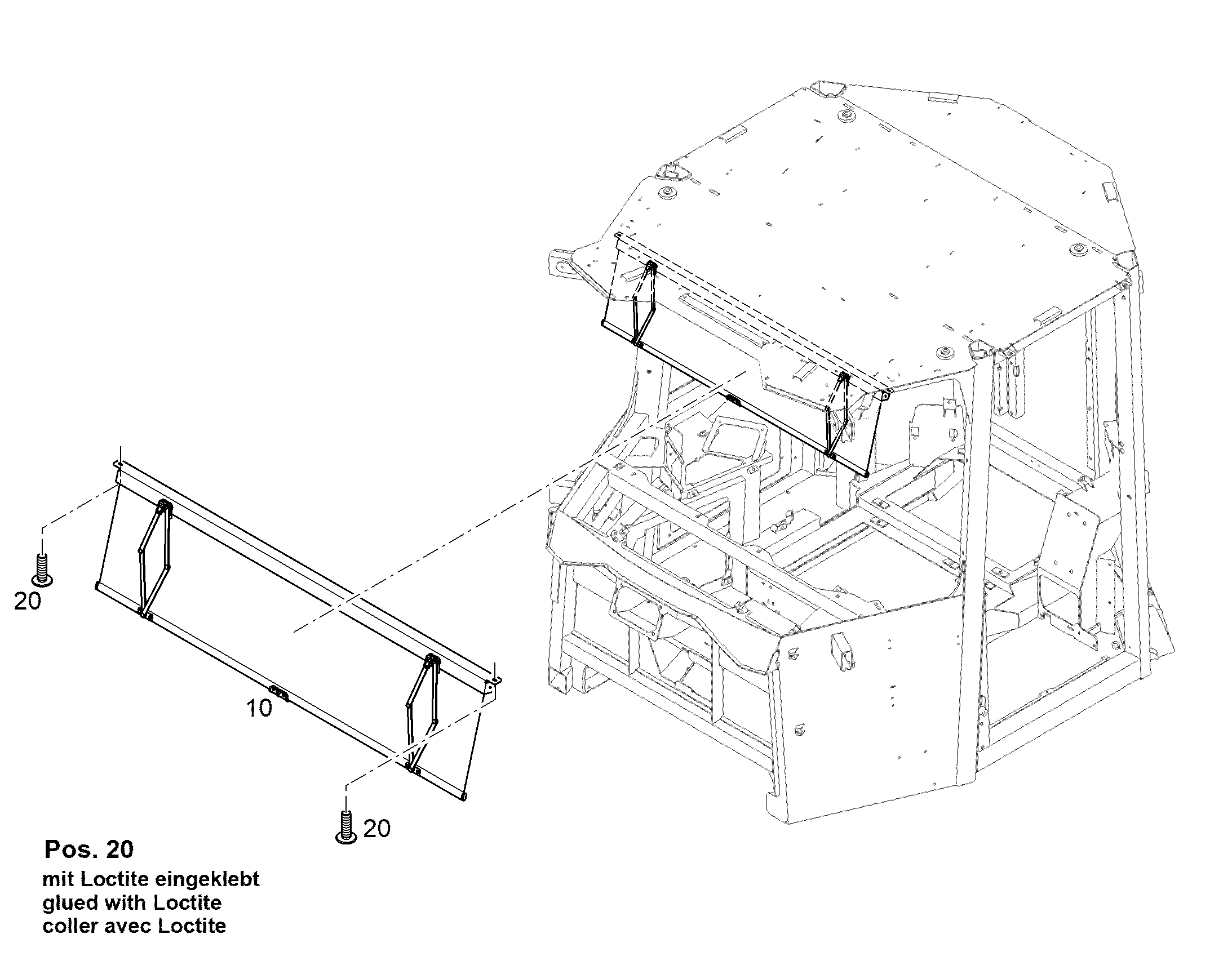 ШТОРКA СОЛНЦЕЗAЩИТНAЯ 12245589 LIEBHERR
