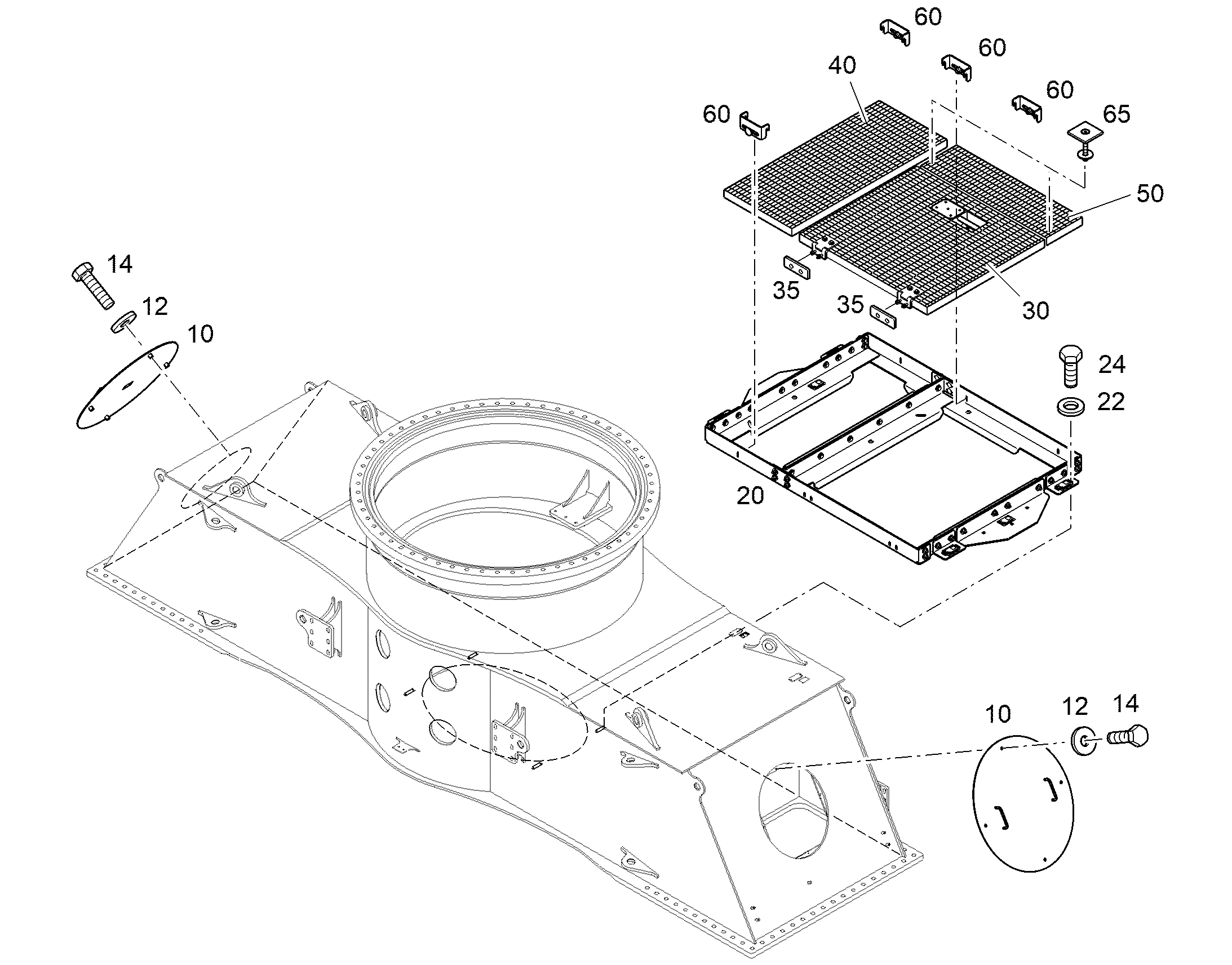 ПЛАТФОРМА 12968845 LIEBHERR