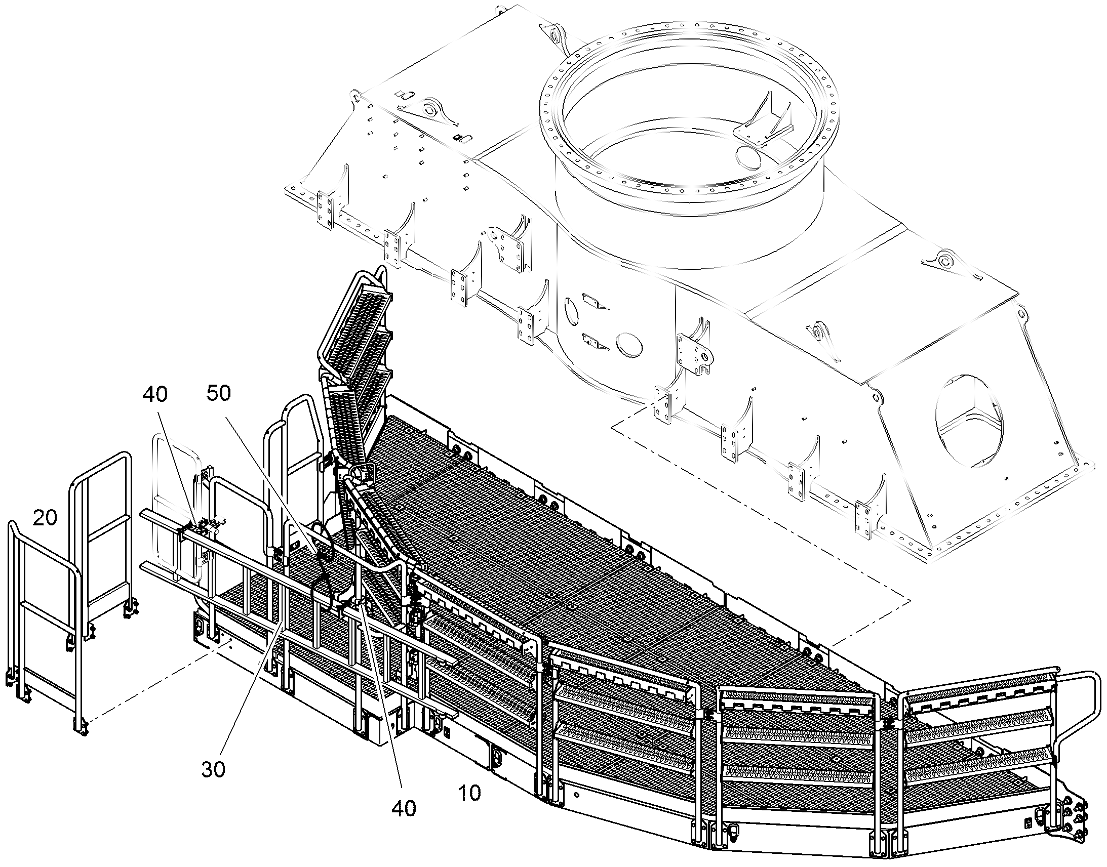 ПЛАТФОРМА ЗАДНЯЯ 12581084 LIEBHERR