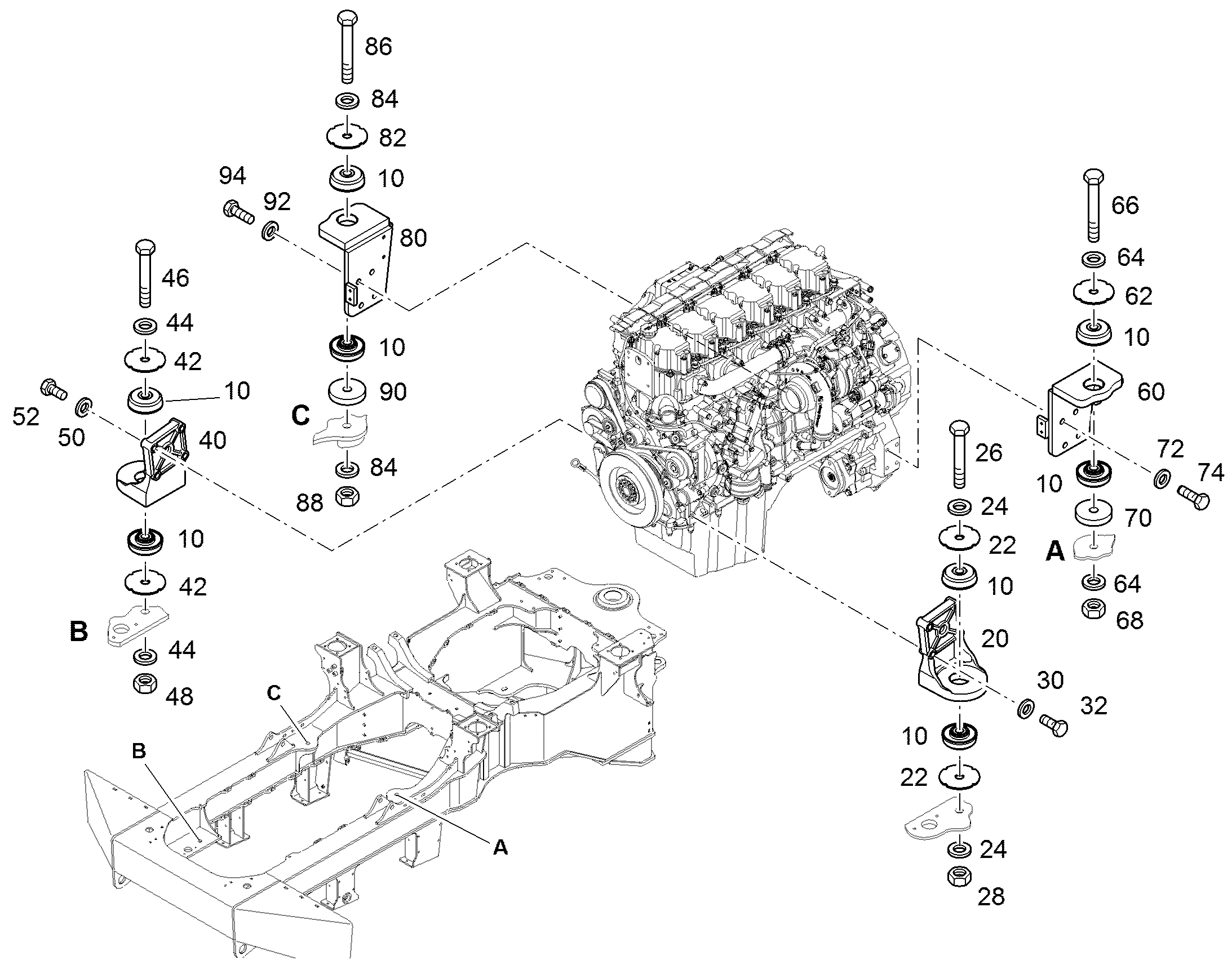 БУФЕР РЕЗИНОВЫЙ 12238846 LIEBHERR
