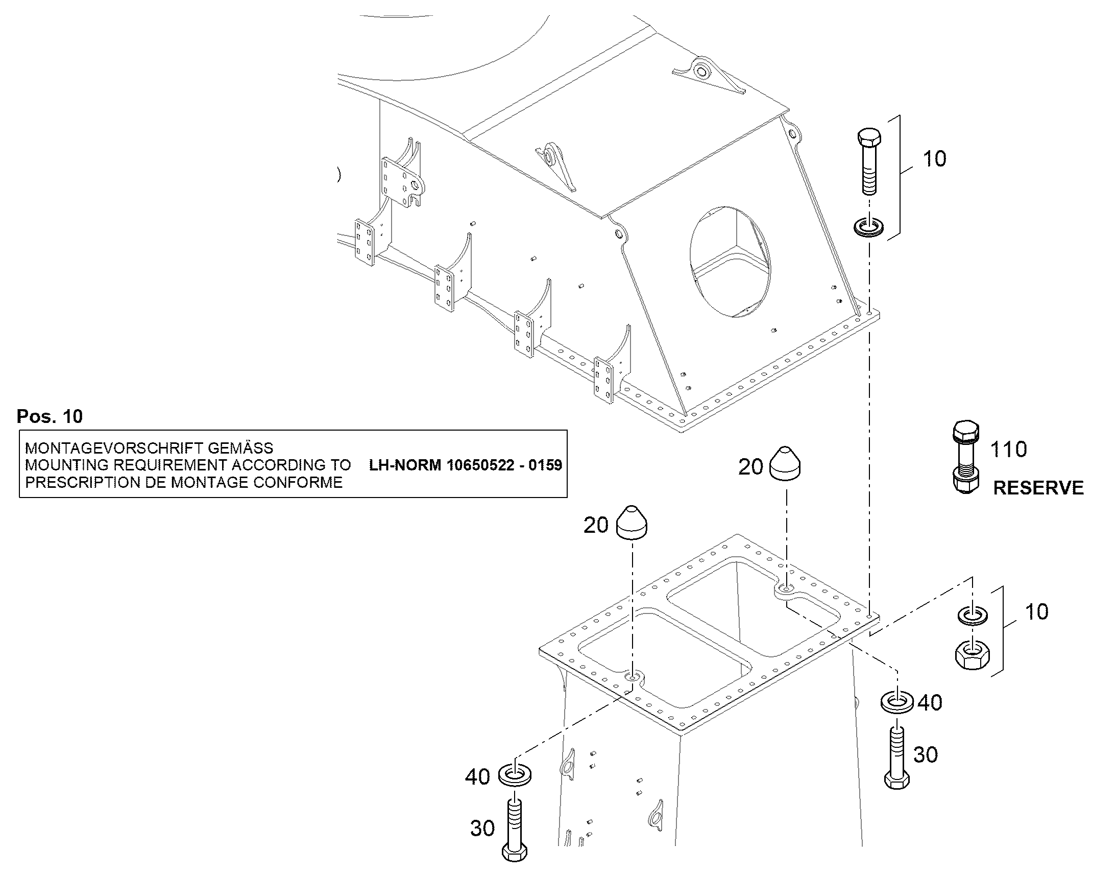 КОНУС 12816551 LIEBHERR