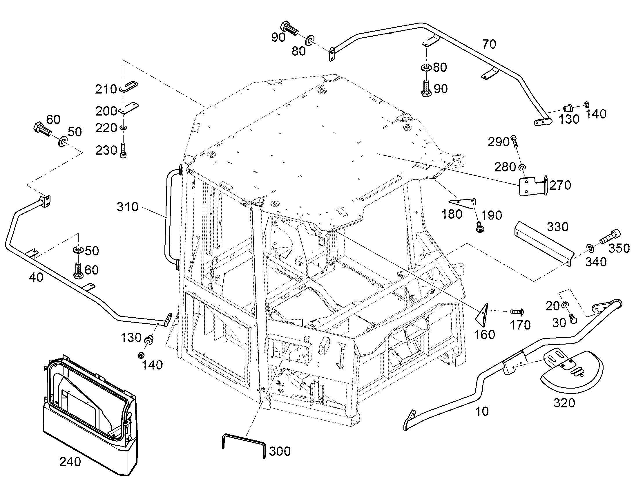 BOX CPL. 12813775 LIEBHERR