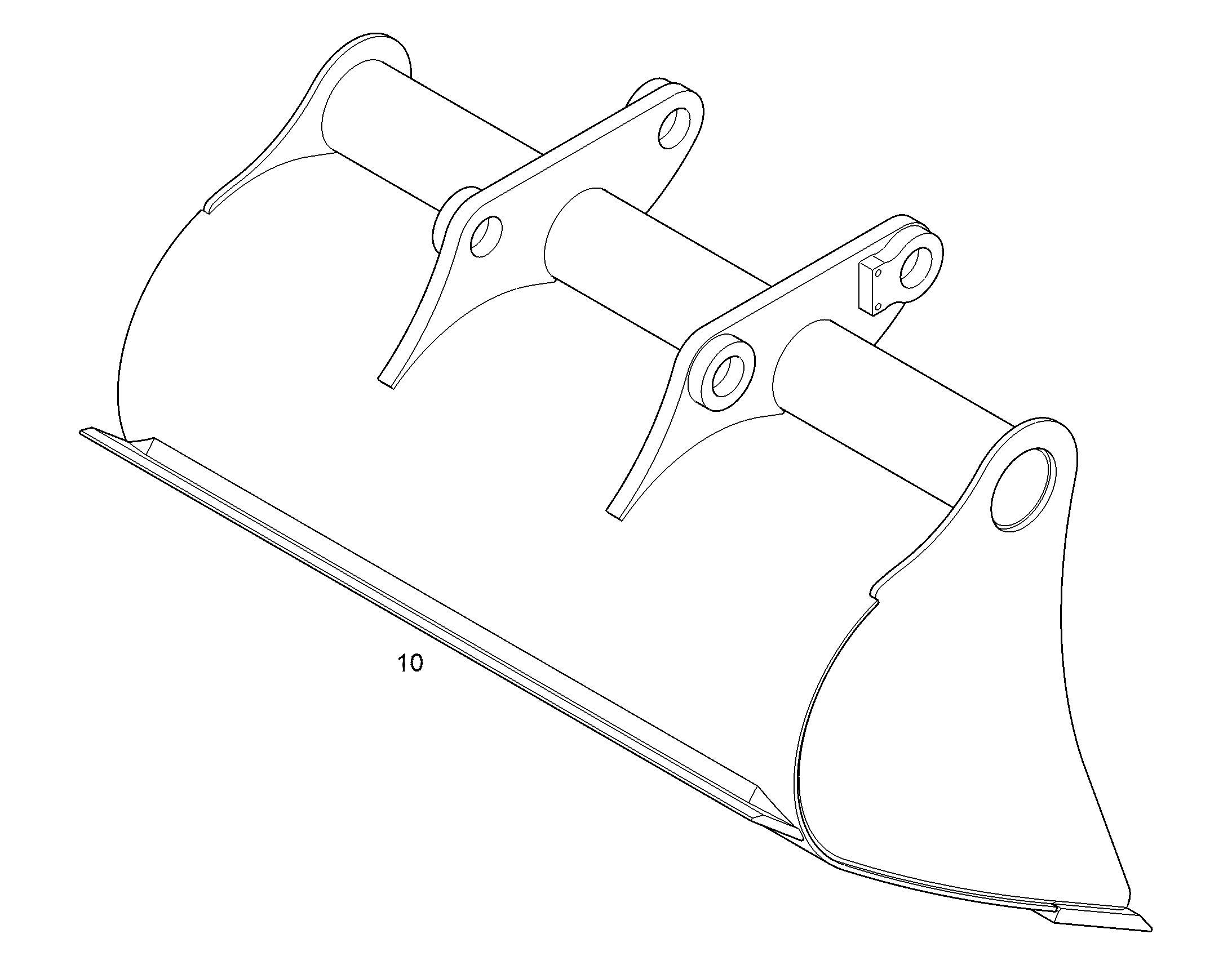 КОВШ КАНАВООЧИСТИТЕЛЯ 1500mm 0,95m³ 12831768 LIEBHERR