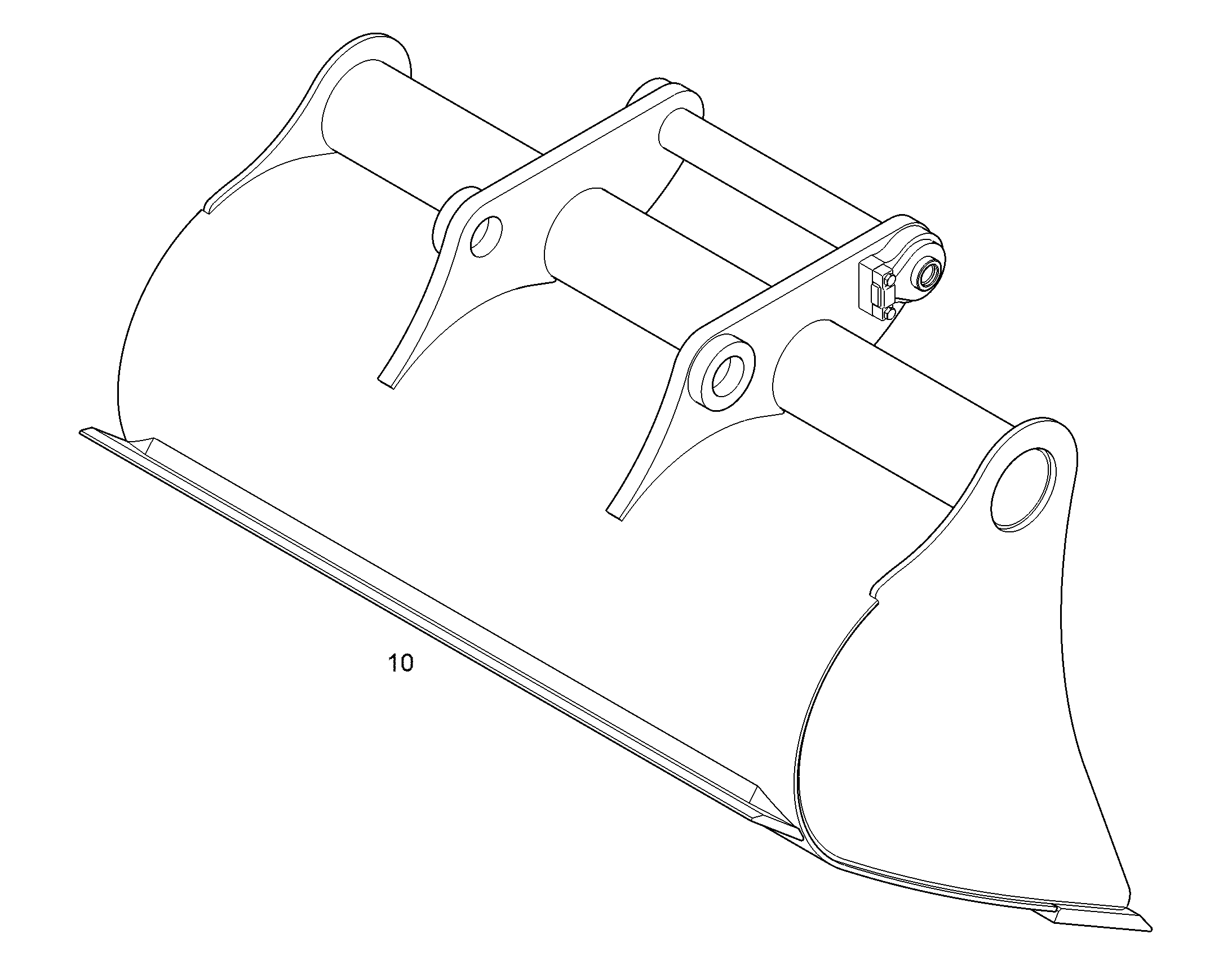 КОВШ КАНАВООЧИСТИТЕЛЯ 1500mm 0,95m³ 12831767 LIEBHERR