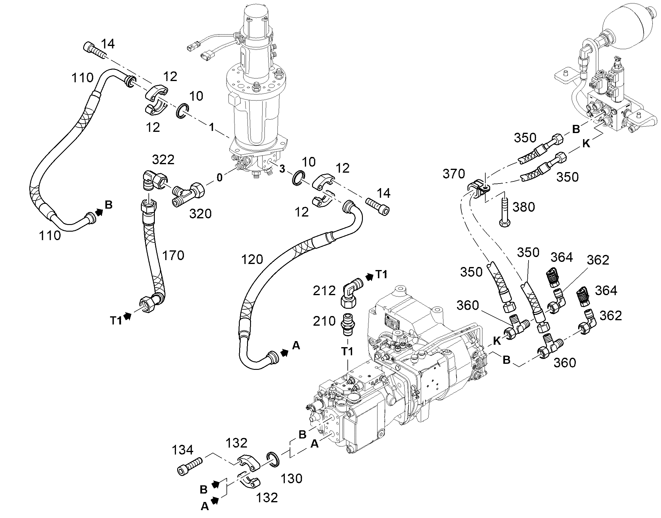 ШЛАНГ 20X455 10216144 LIEBHERR