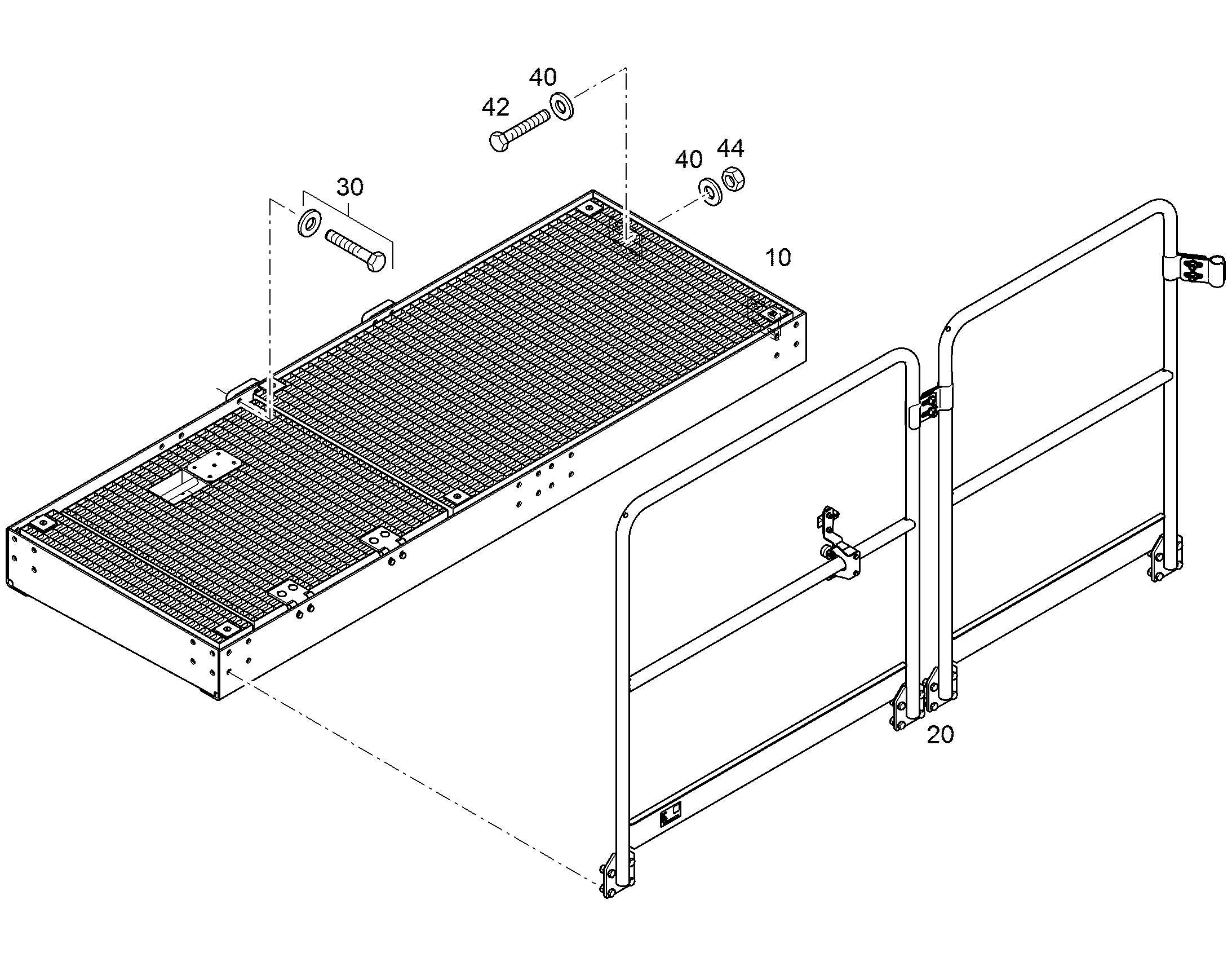 ПЛАТФОРМА 12839342 LIEBHERR