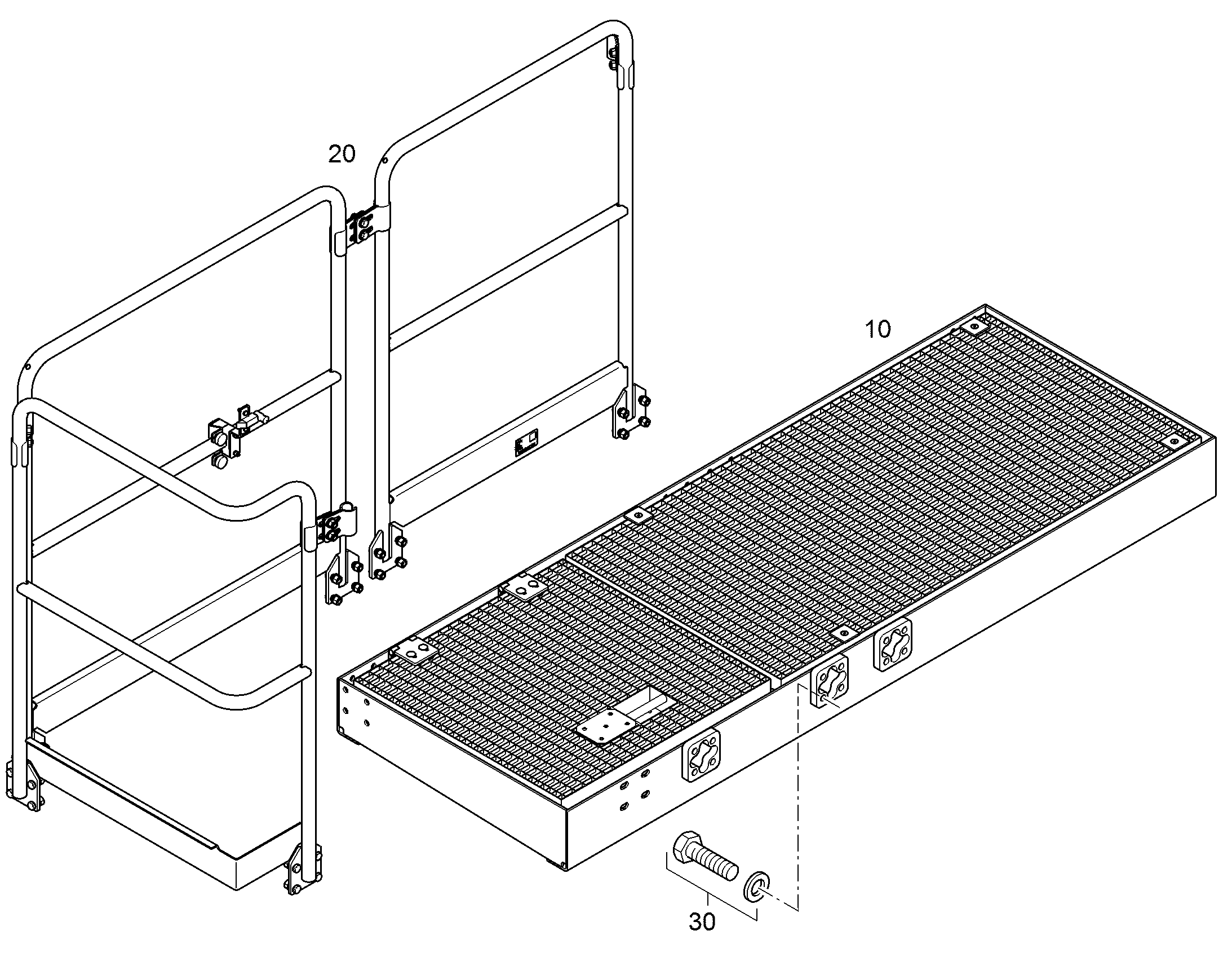 ПЛАТФОРМА 12843060 LIEBHERR